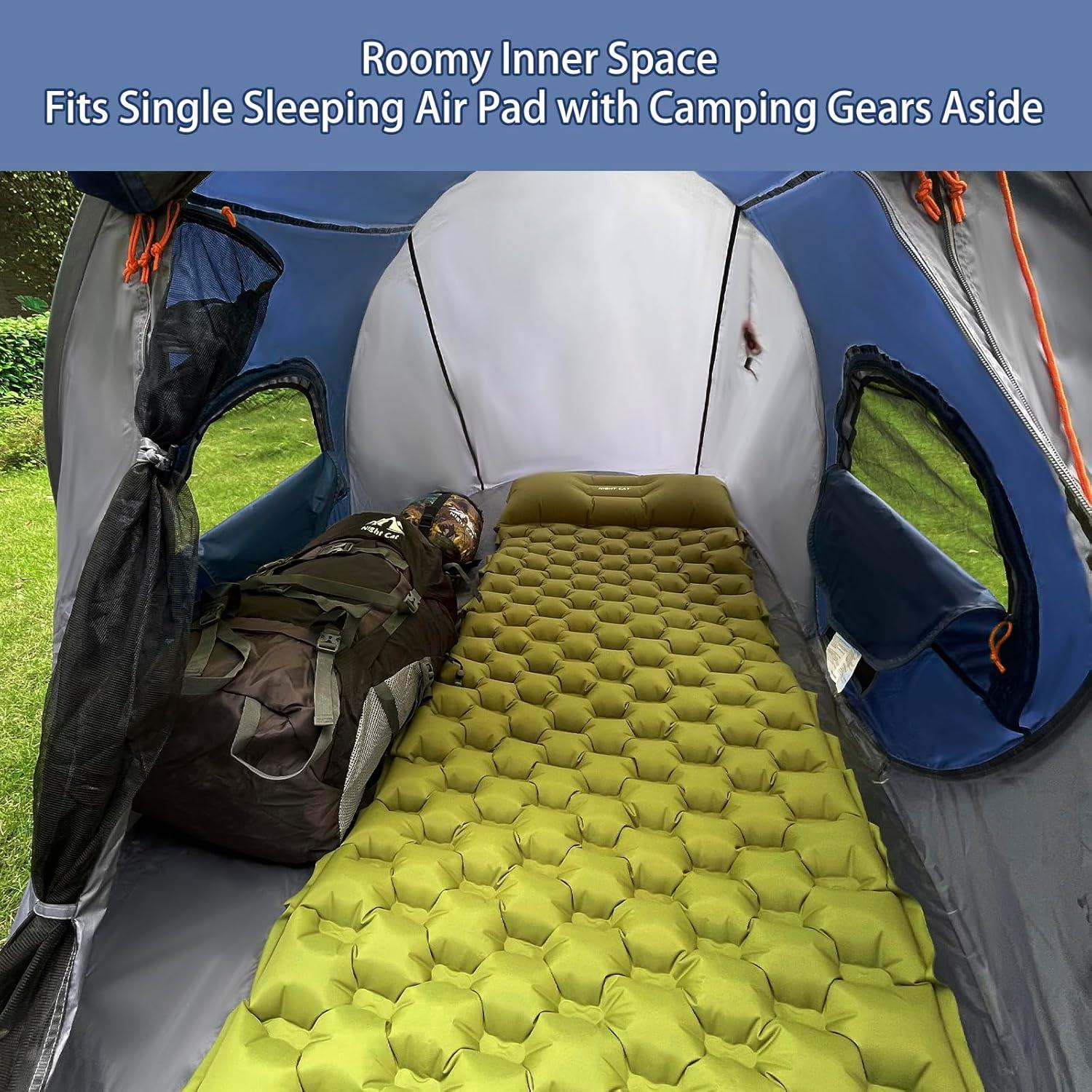 Tienda de Camping Pop-up Night Cat ZP-32-1P-BLU 1 Persona Azul