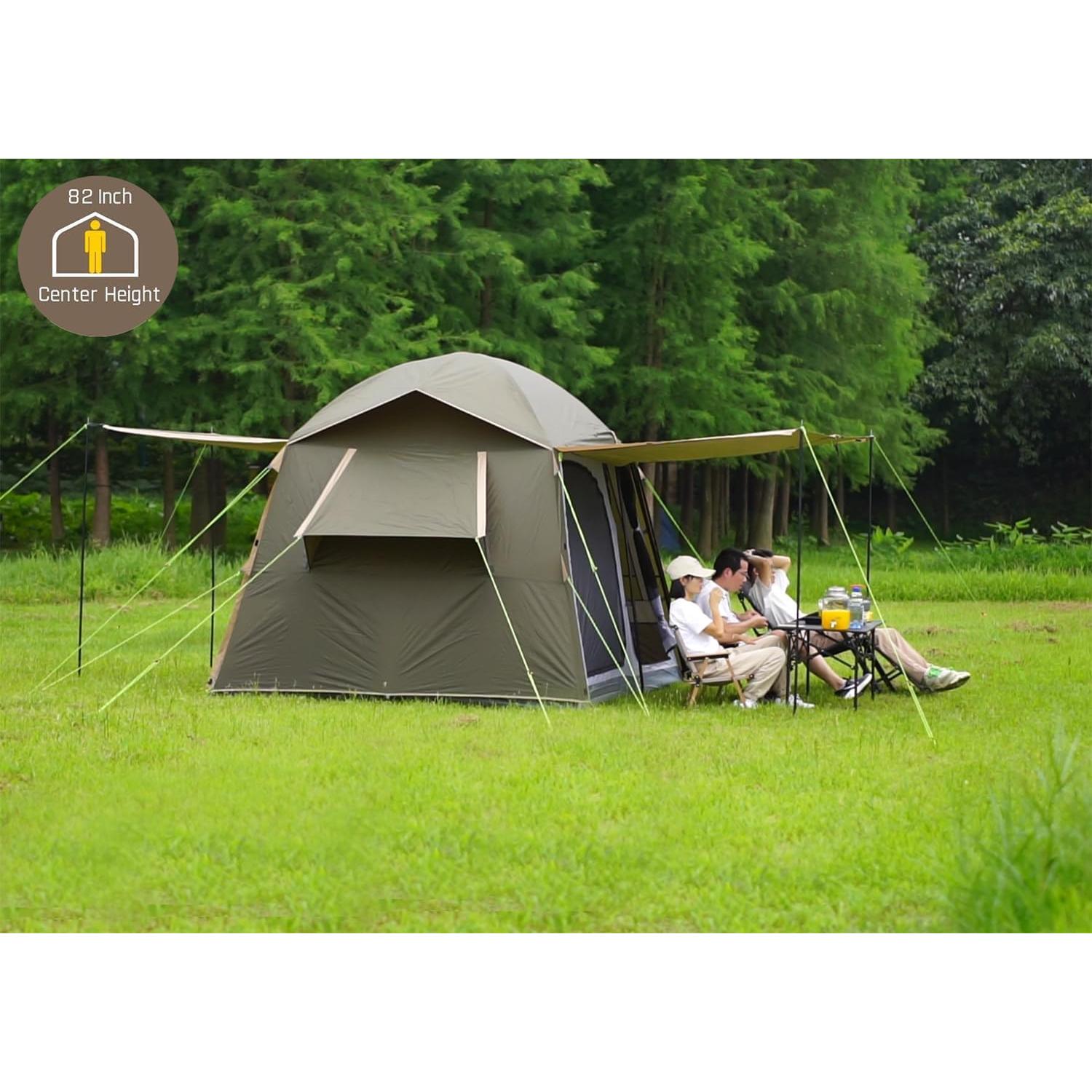 Tienda de Camping Tres Osos L05-6P para 6 Personas Impermeable