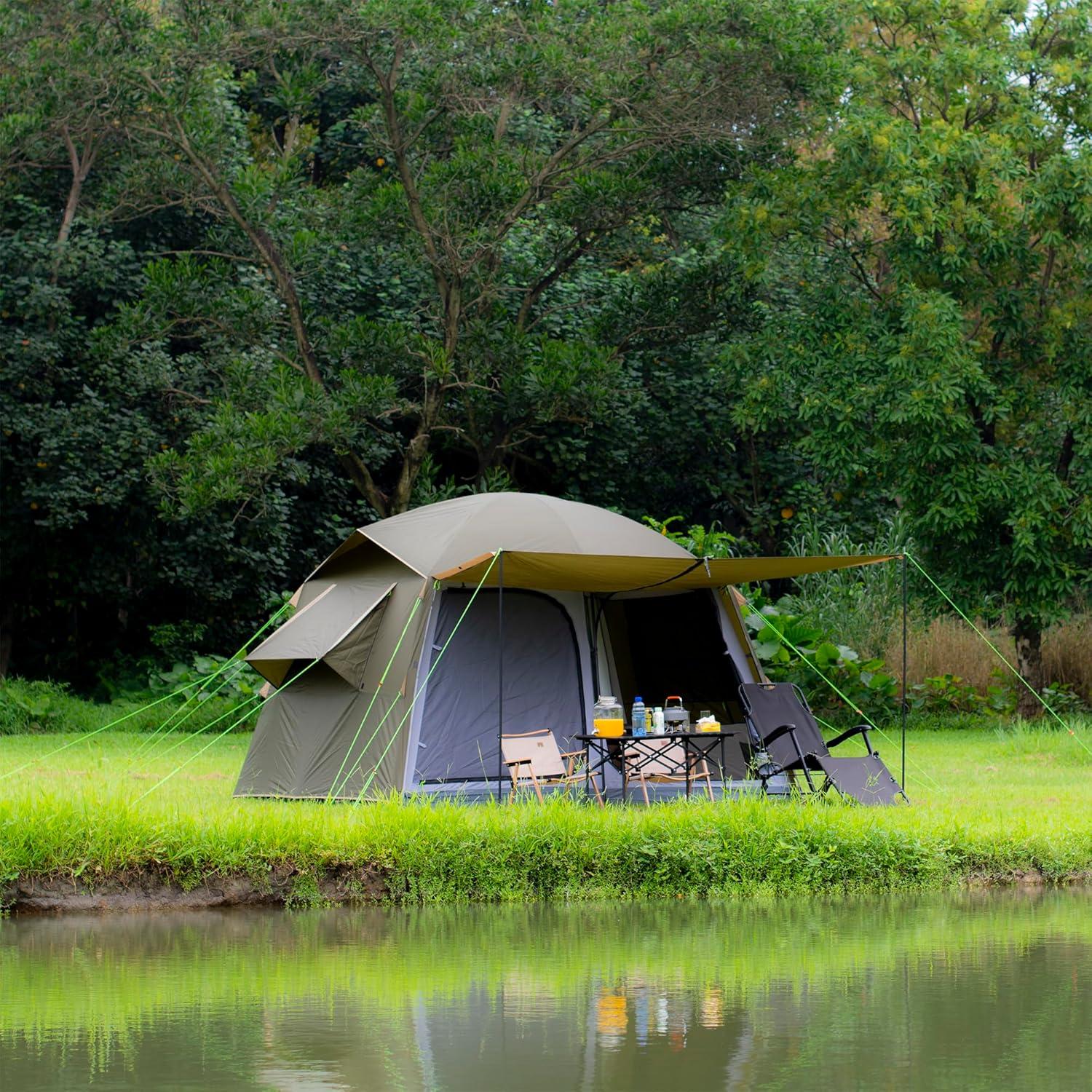 Tienda de Camping Tres Osos L05-6P para 6 Personas Impermeable