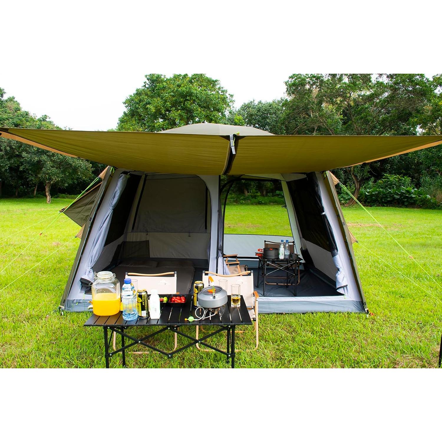 Tienda de Camping Tres Osos L05-6P para 6 Personas Impermeable