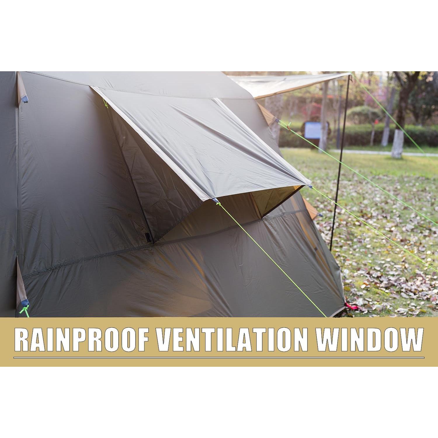 Tienda de Camping Tres Osos L05-6P para 6 Personas Impermeable