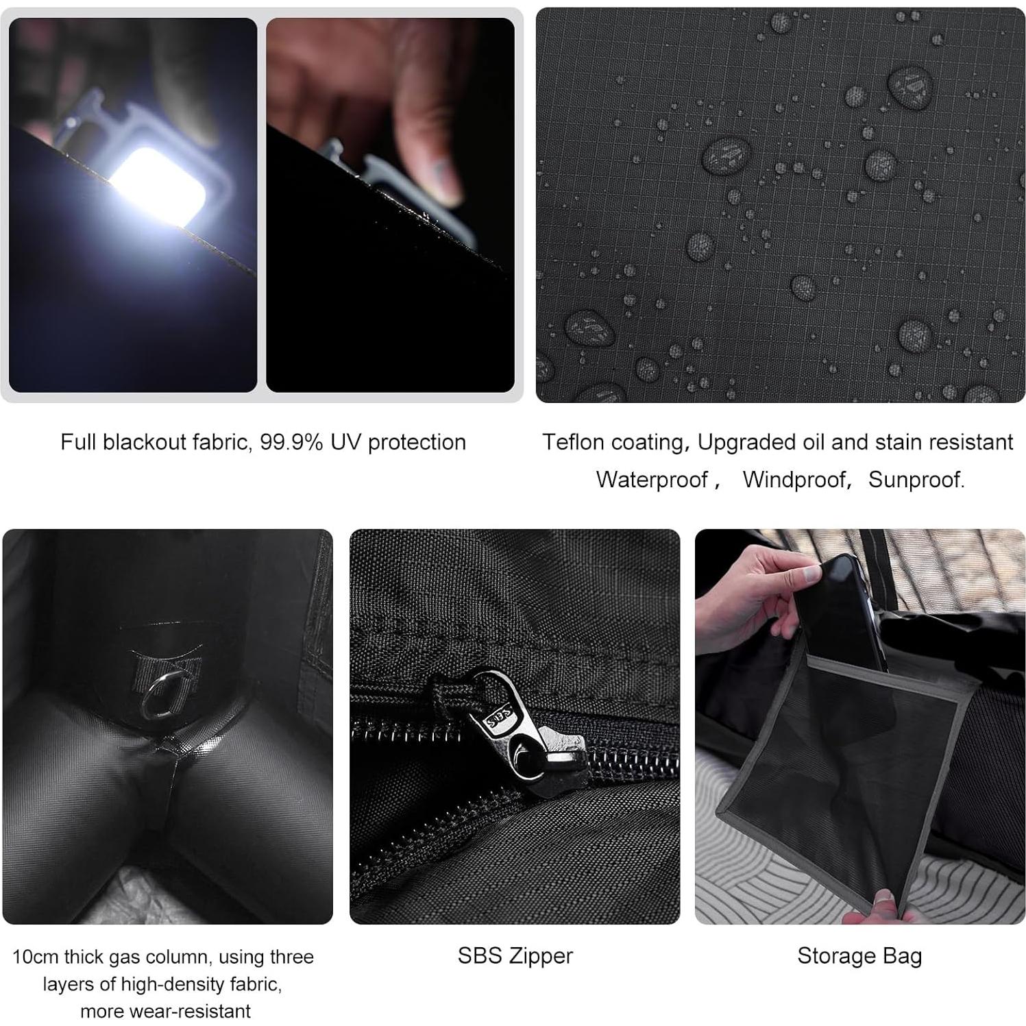 Carpa Inflable para Camping StableEase 4 Personas Impermeable