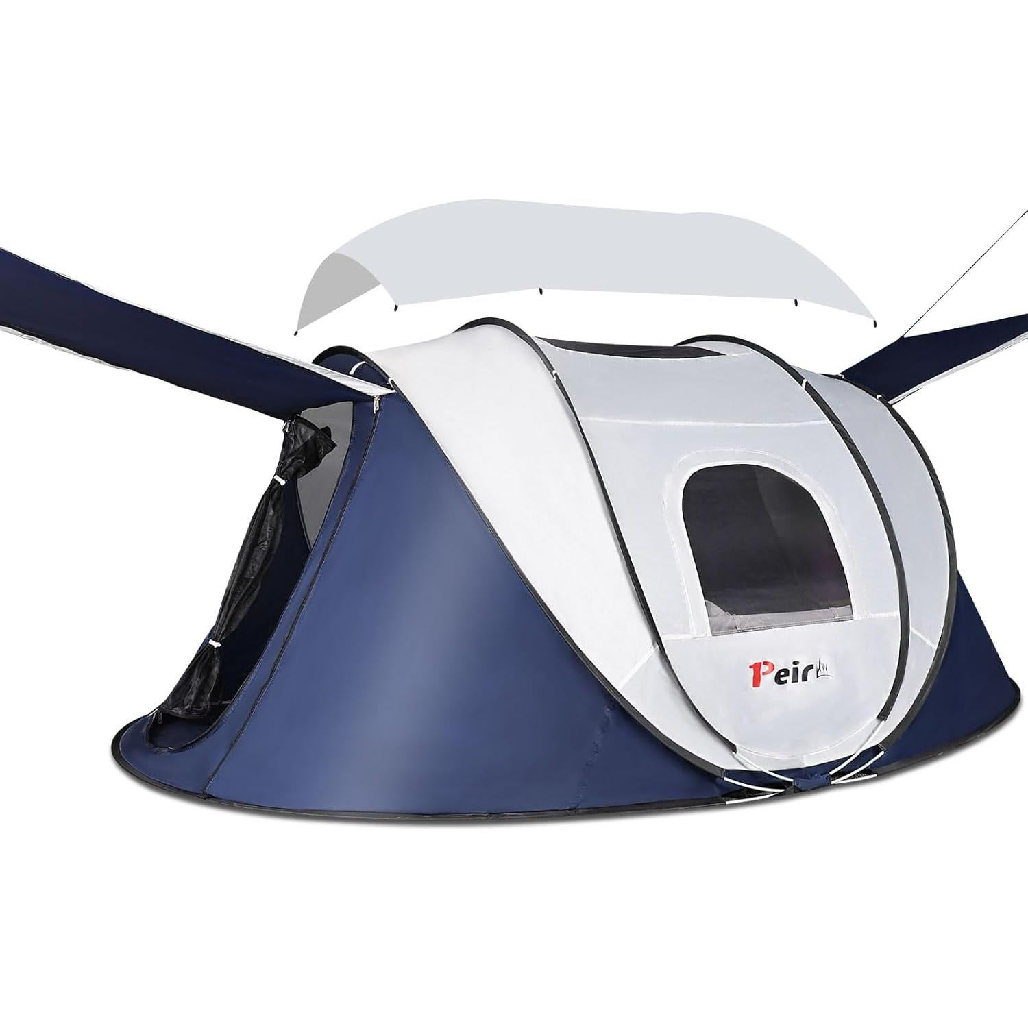 Carpa Pop Up Peirhw para 2-4 Personas, Impermeable y Rápido Montaje