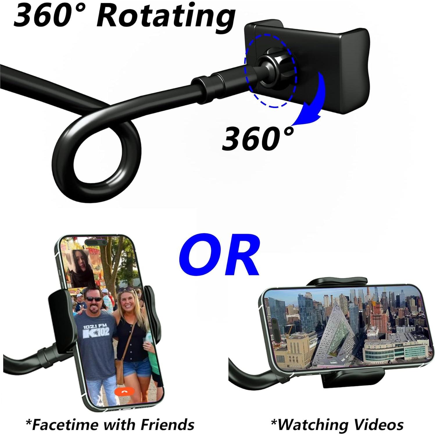 Soporte para teléfono celular GloryBear con brazo flexible 76 cm