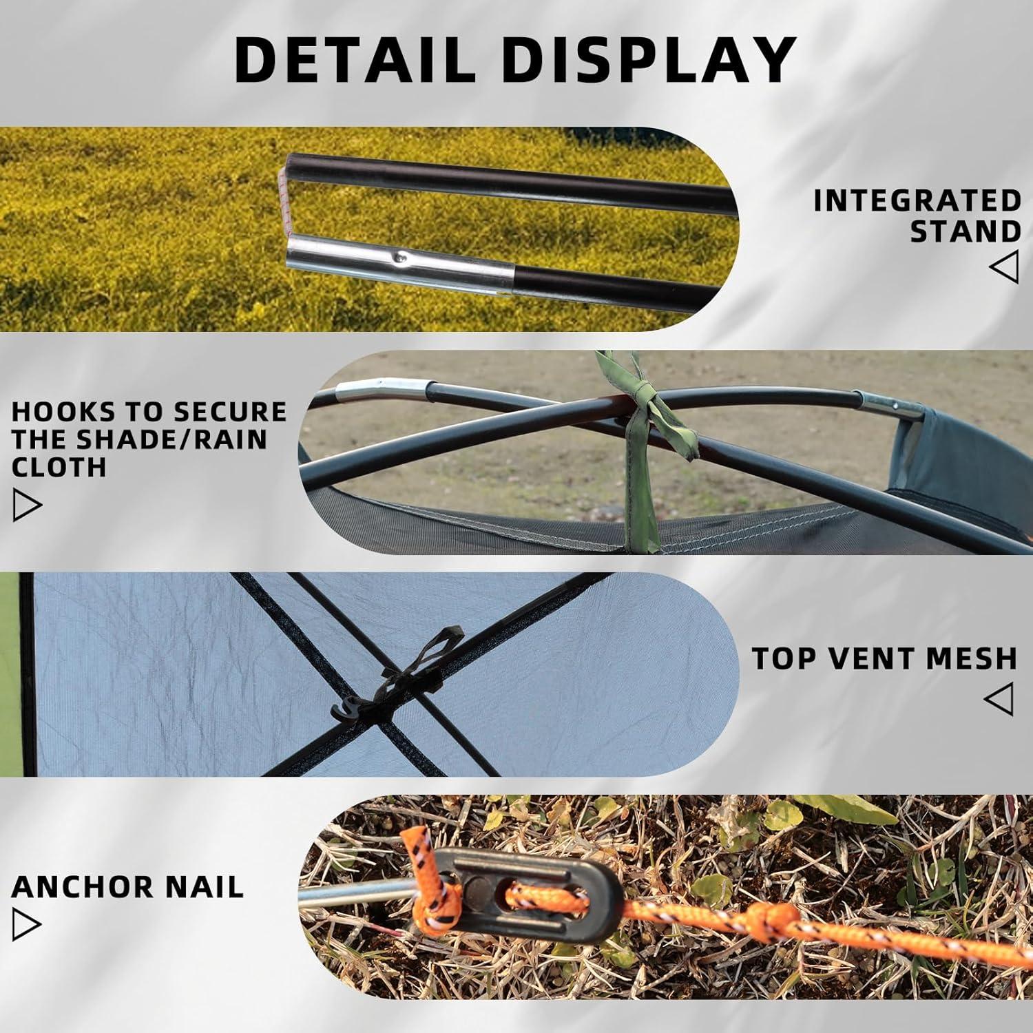 Tienda de mochilero impermeable Arctic Lemmings 3 personas 2.13x1.83m