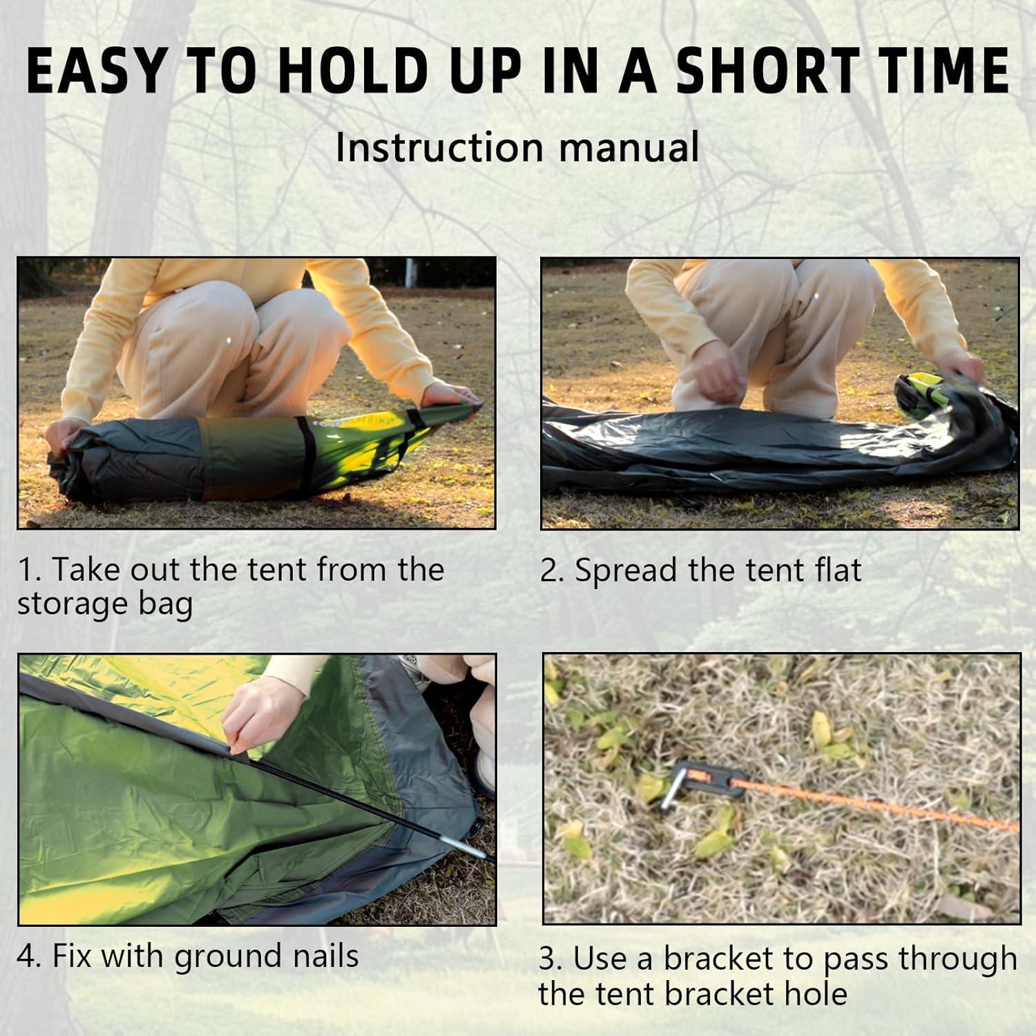 Tienda de mochilero impermeable Arctic Lemmings 3 personas 2.13x1.83m