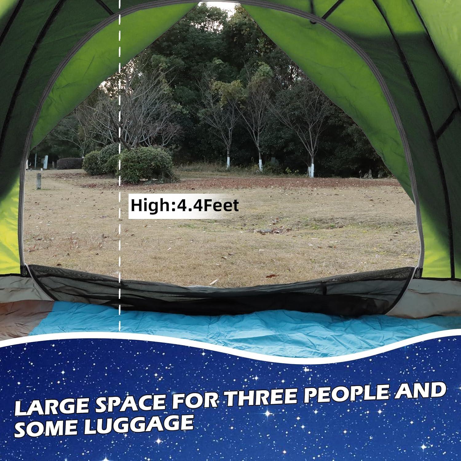 Tienda de mochilero impermeable Arctic Lemmings 3 personas 2.13x1.83m