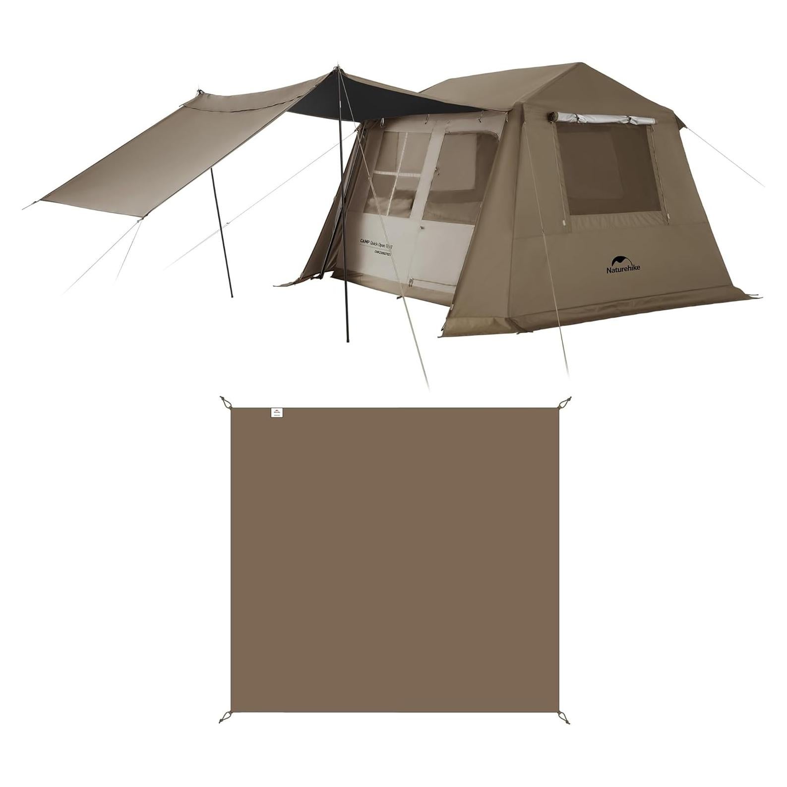 Tienda de Camping Naturehike Village 4 Personas con Base