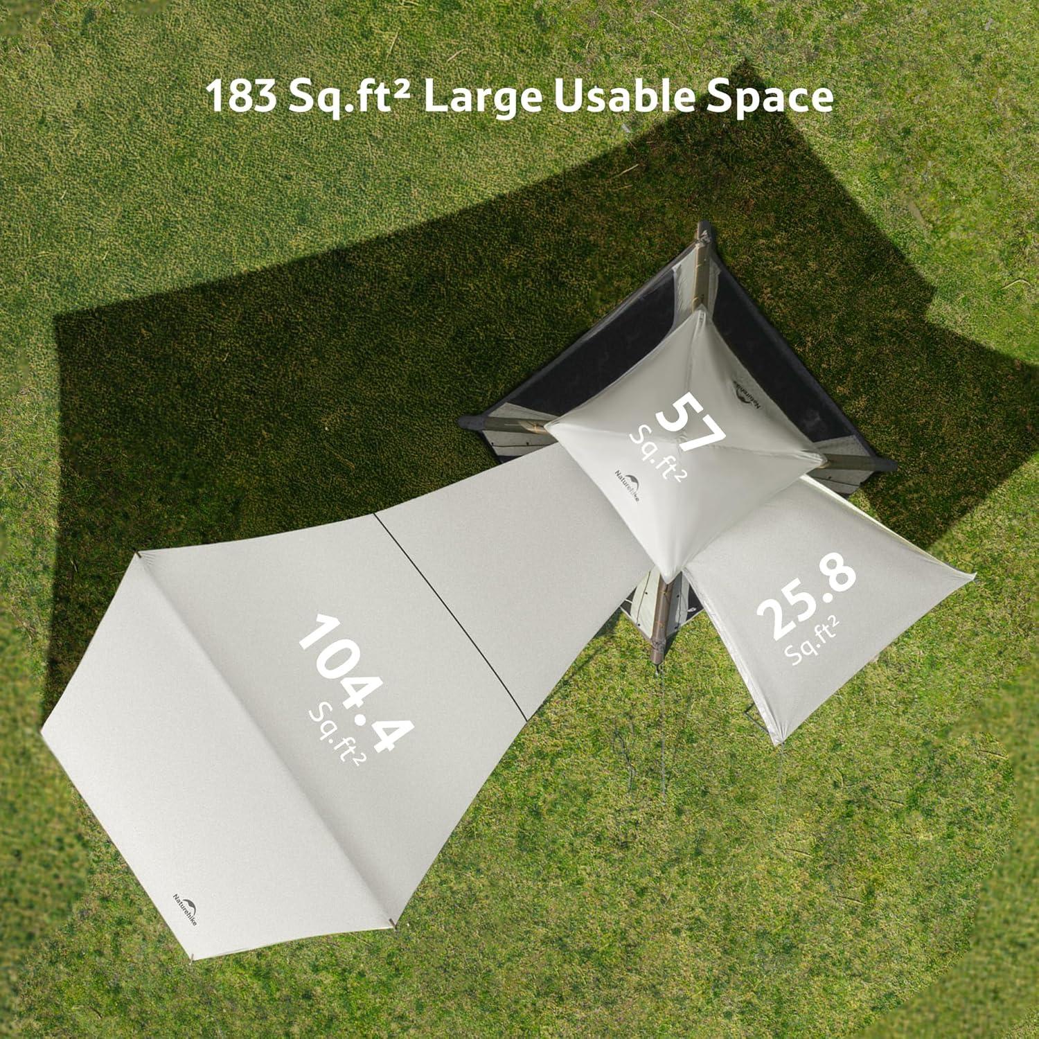 Carpa Inflable Naturehike Ango Air Pro para 4-8 Personas