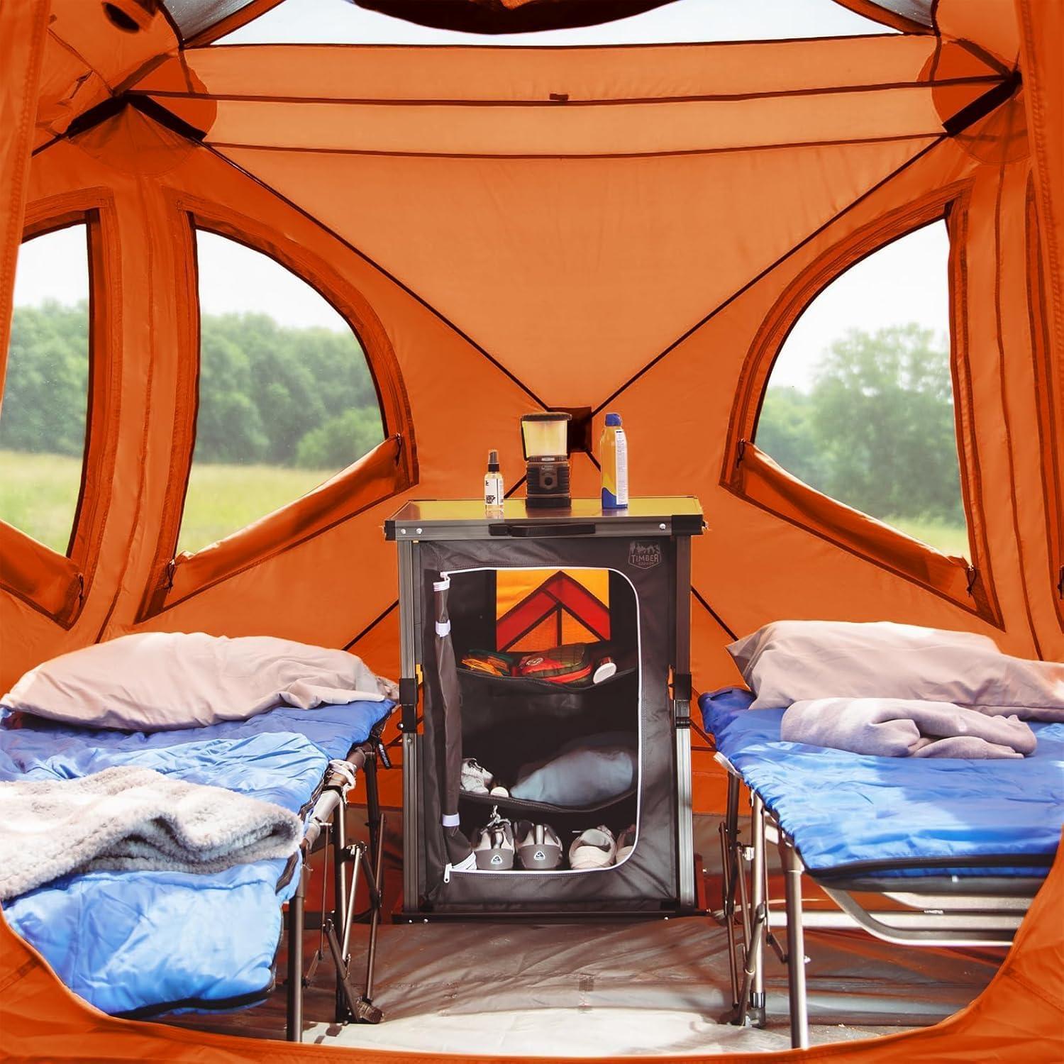 Tienda de Campaña TIMBER RIDGE 4 Personas Resistente al Agua