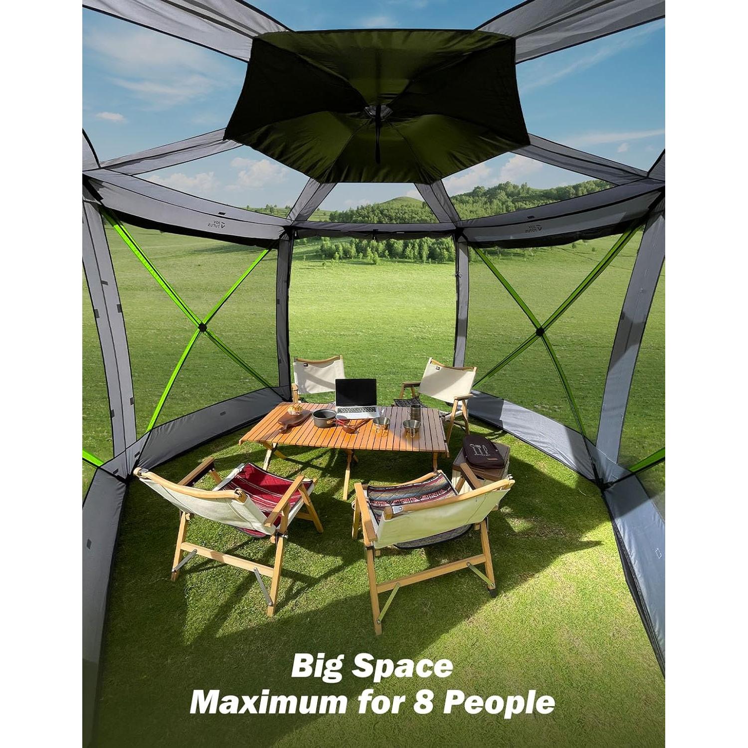 Tienda SUV JOYTUTUS 11x11 pies para Camping y Gazebo