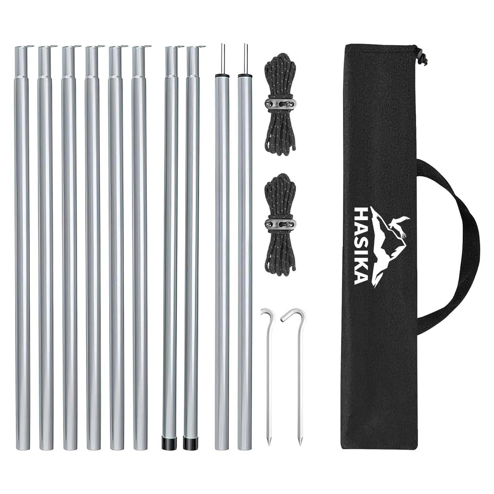 Kit de Reparación de Poste de Carpa HASIKA Ajustable 76.2 a 189.9 cm