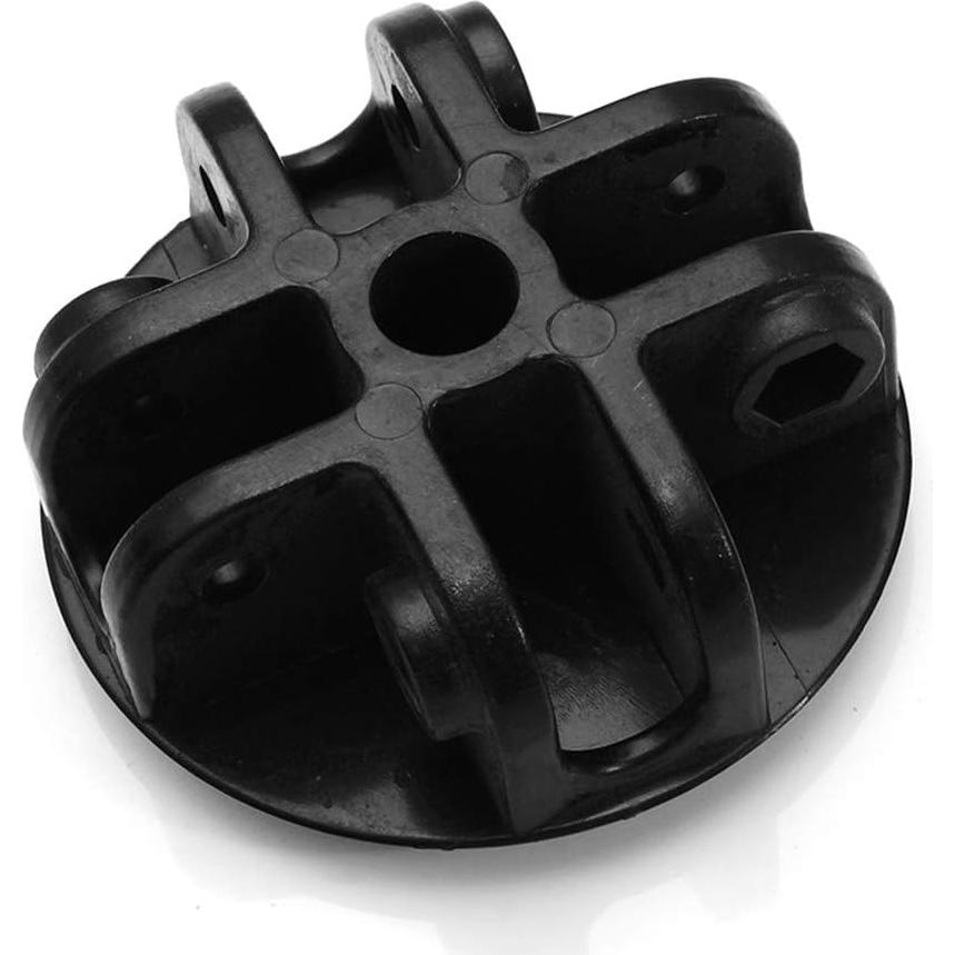 Soporte Central de Techo 4 Vías CocinaCo para Gazebo Negro