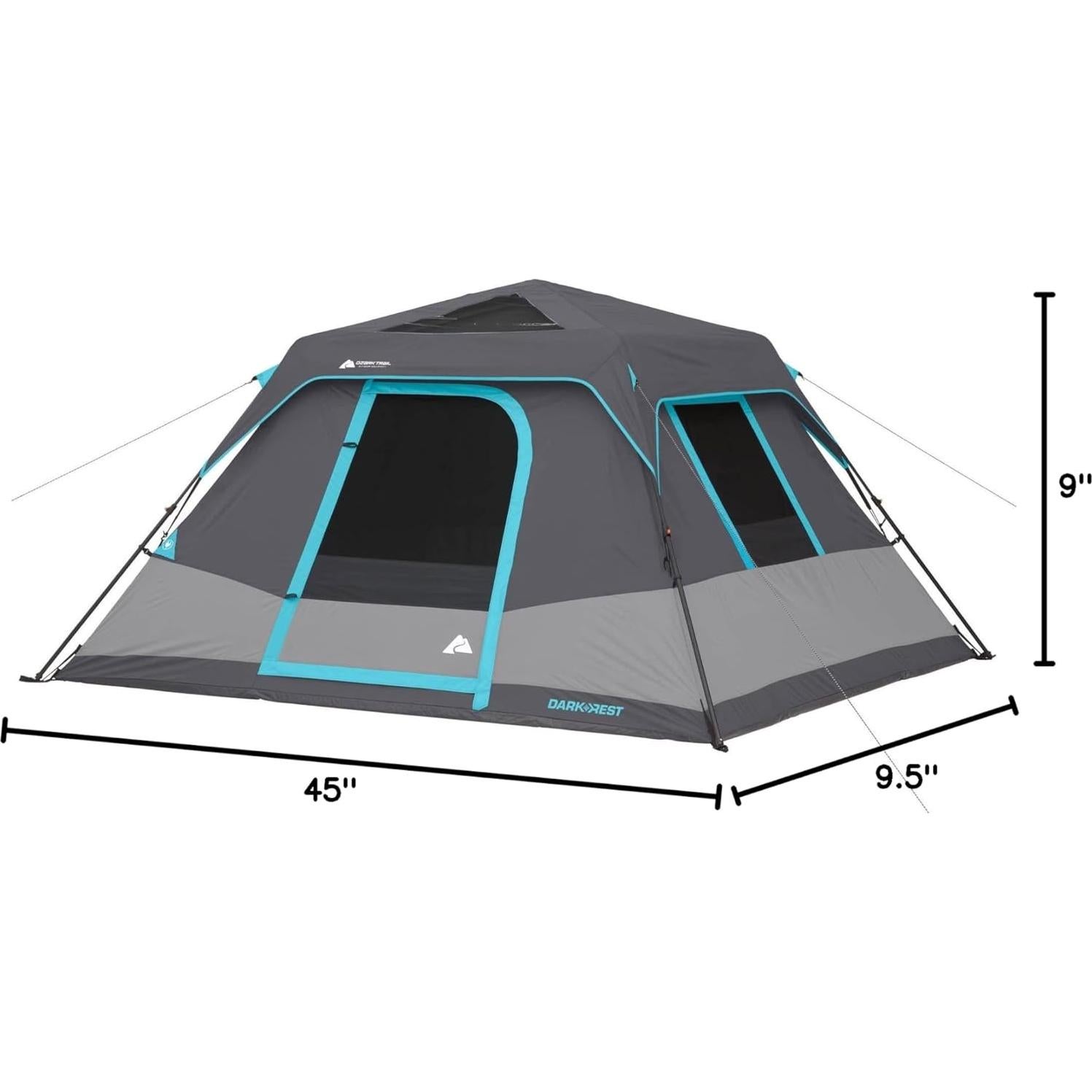 Carpa Instantánea Genérica para 6 Personas con Descanso Oscuro