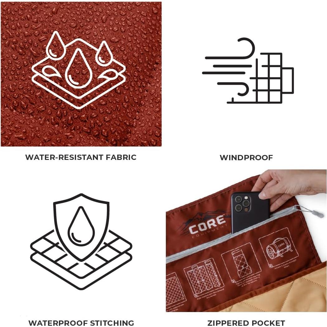 Manta Pesada CORE para Exterior 238x198 cm Impermeable