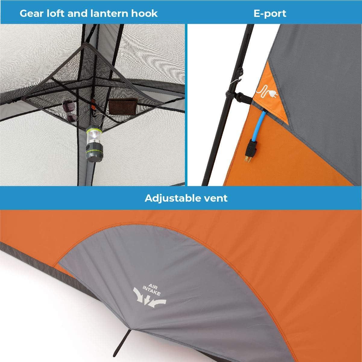 Carpa de Camping CORE para 4 Personas con Base y Kit