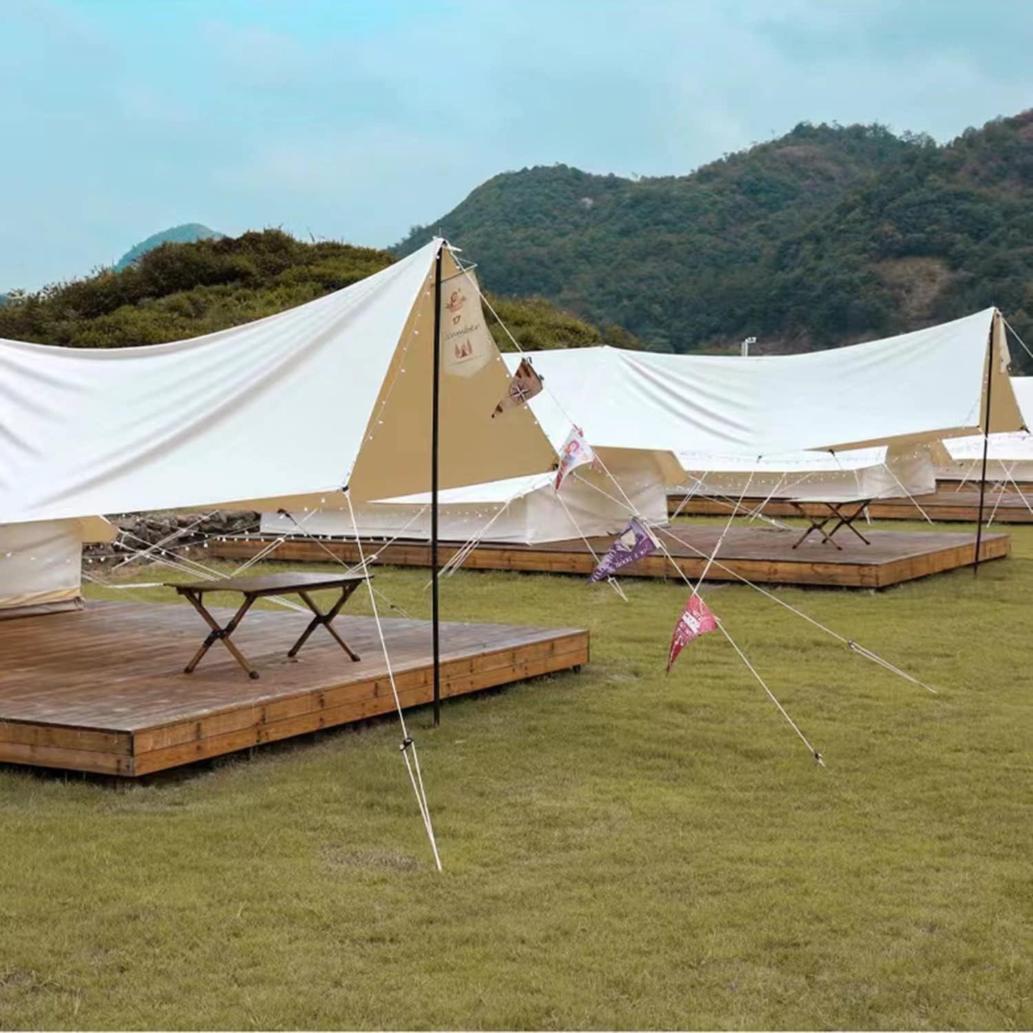 Paquete de 8 Cuerdas Reflectantes Smithok 4mm para Camping