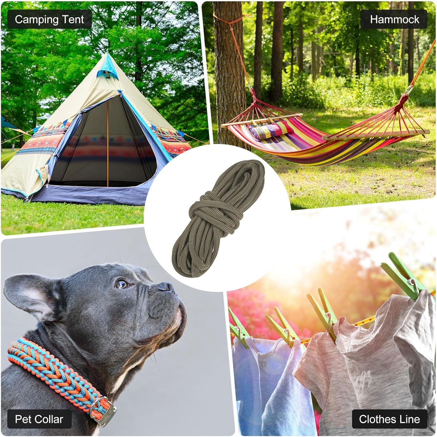 Cuerda de Camping Paracord TIXIPEM 3m 250KG Marrón