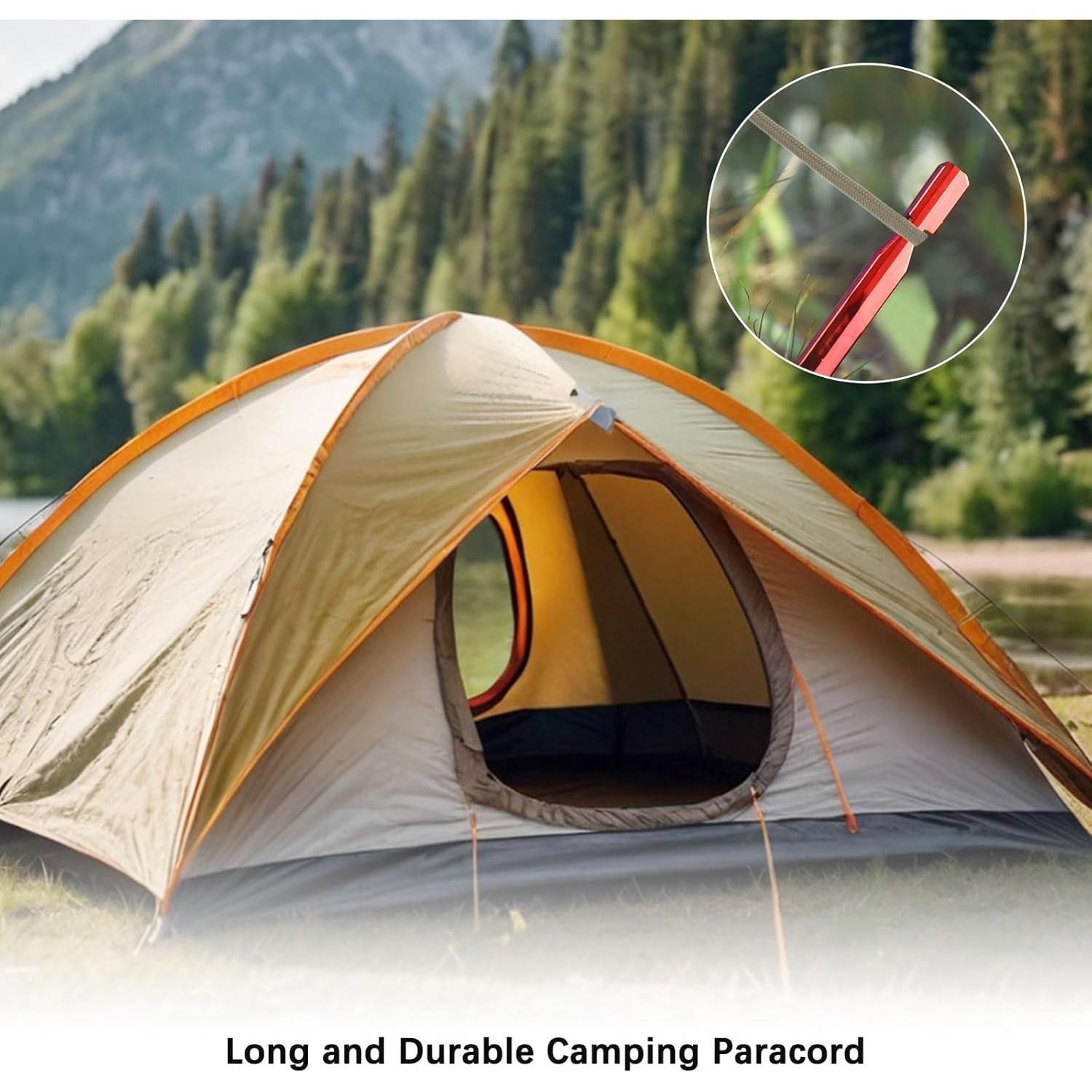 Cuerda de Camping Paracord TIXIPEM 3m 250KG Marrón