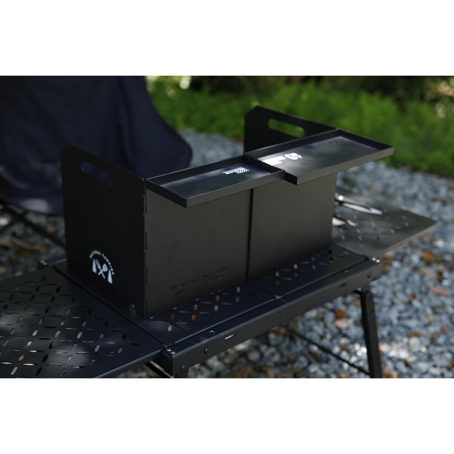 Paravientos Plegable HIKEMAN para Estufa de Camping 45x25cm