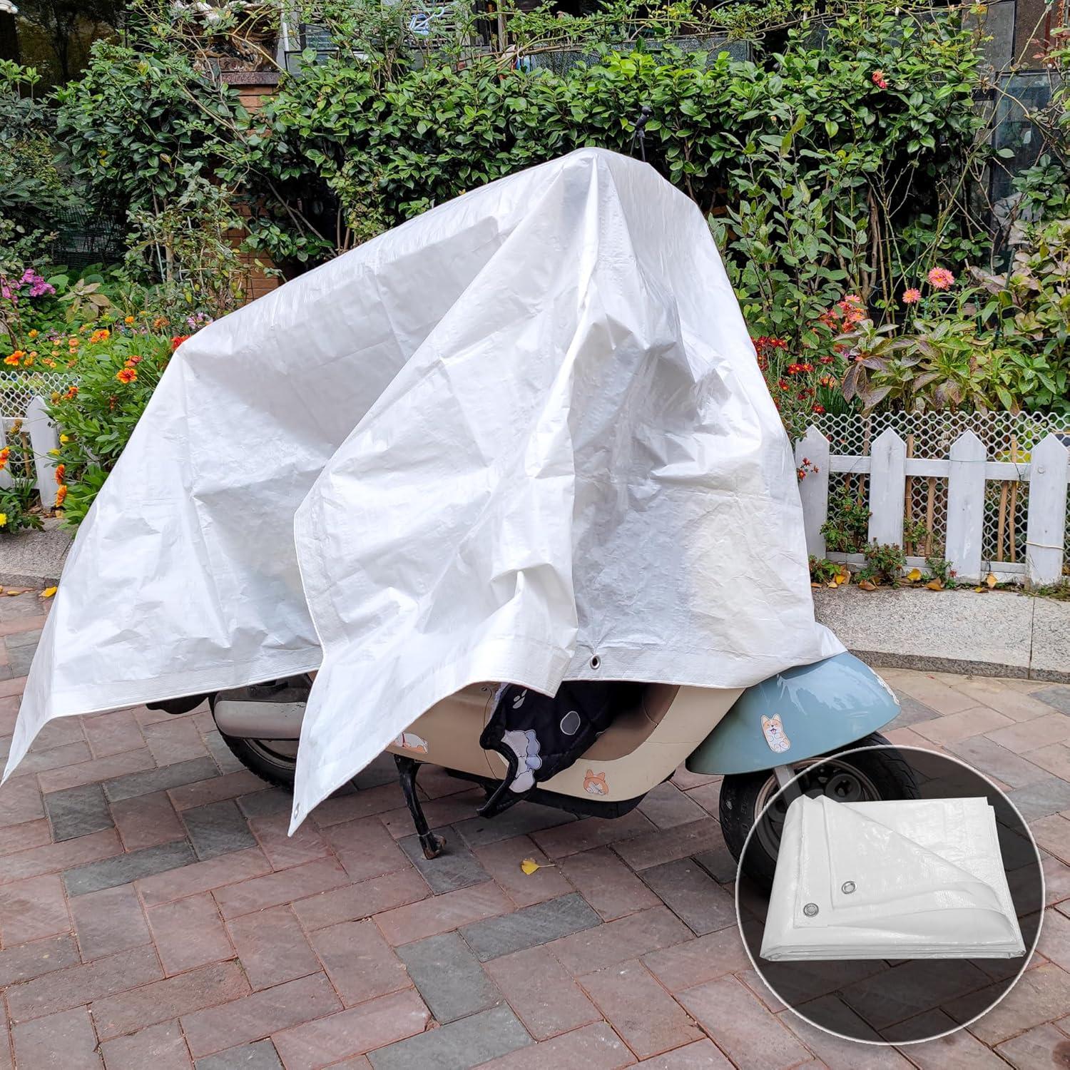 Lona Impermeable SUMORISE 3.05m x 3.66m Blanca 9mil