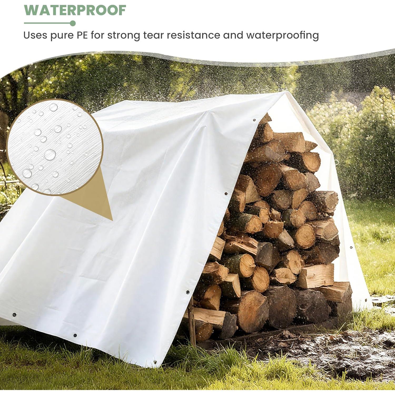 Lona Impermeable SUMORISE 3.05m x 3.66m Blanca 9mil