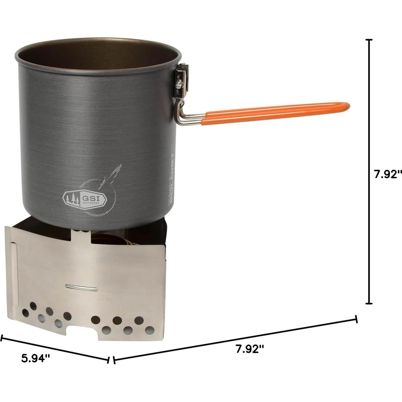 Estufa de Camping Ligera Trangia Triangle 115g Acero Inoxidable