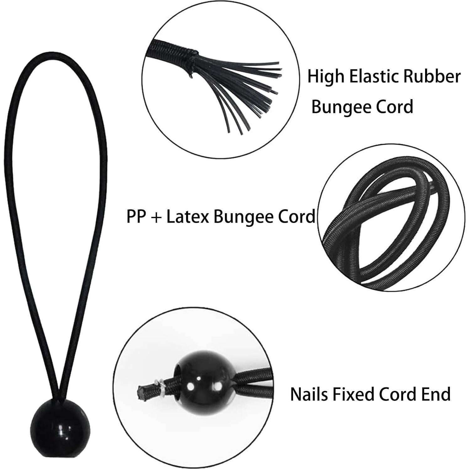 40 Clips de Agarre de Bloqueo Pesado qiyeyeye para Carpa