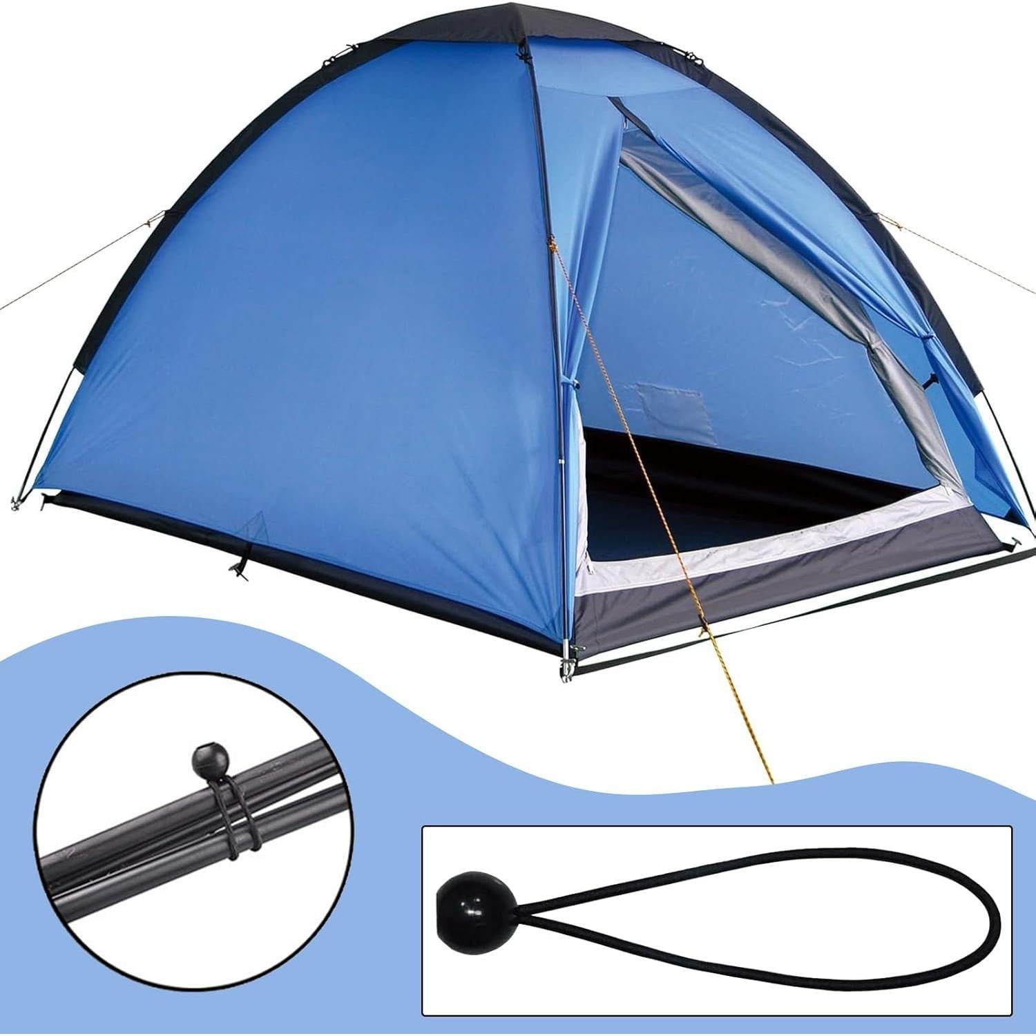 40 Clips de Agarre de Bloqueo Pesado qiyeyeye para Carpa