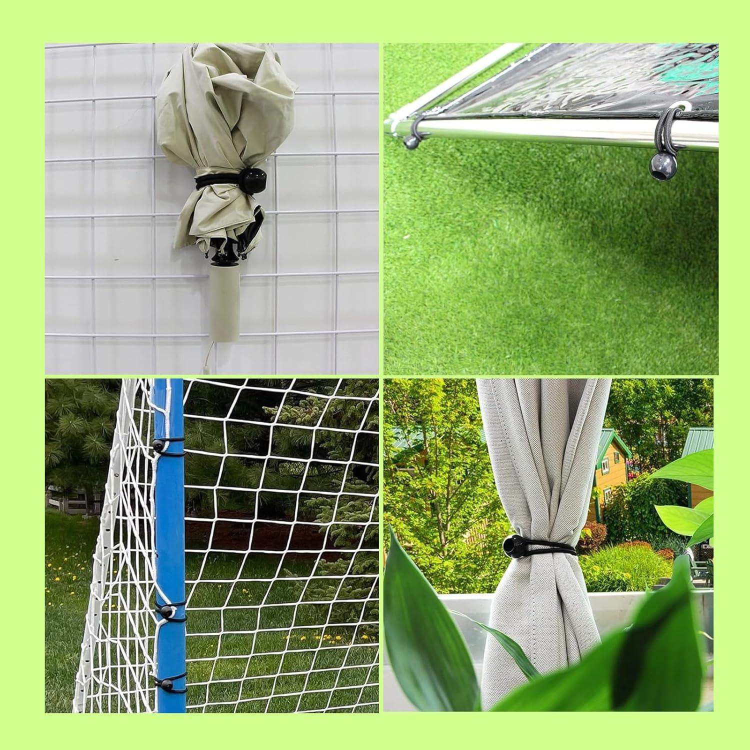 40 Clips de Agarre de Bloqueo Pesado qiyeyeye para Carpa