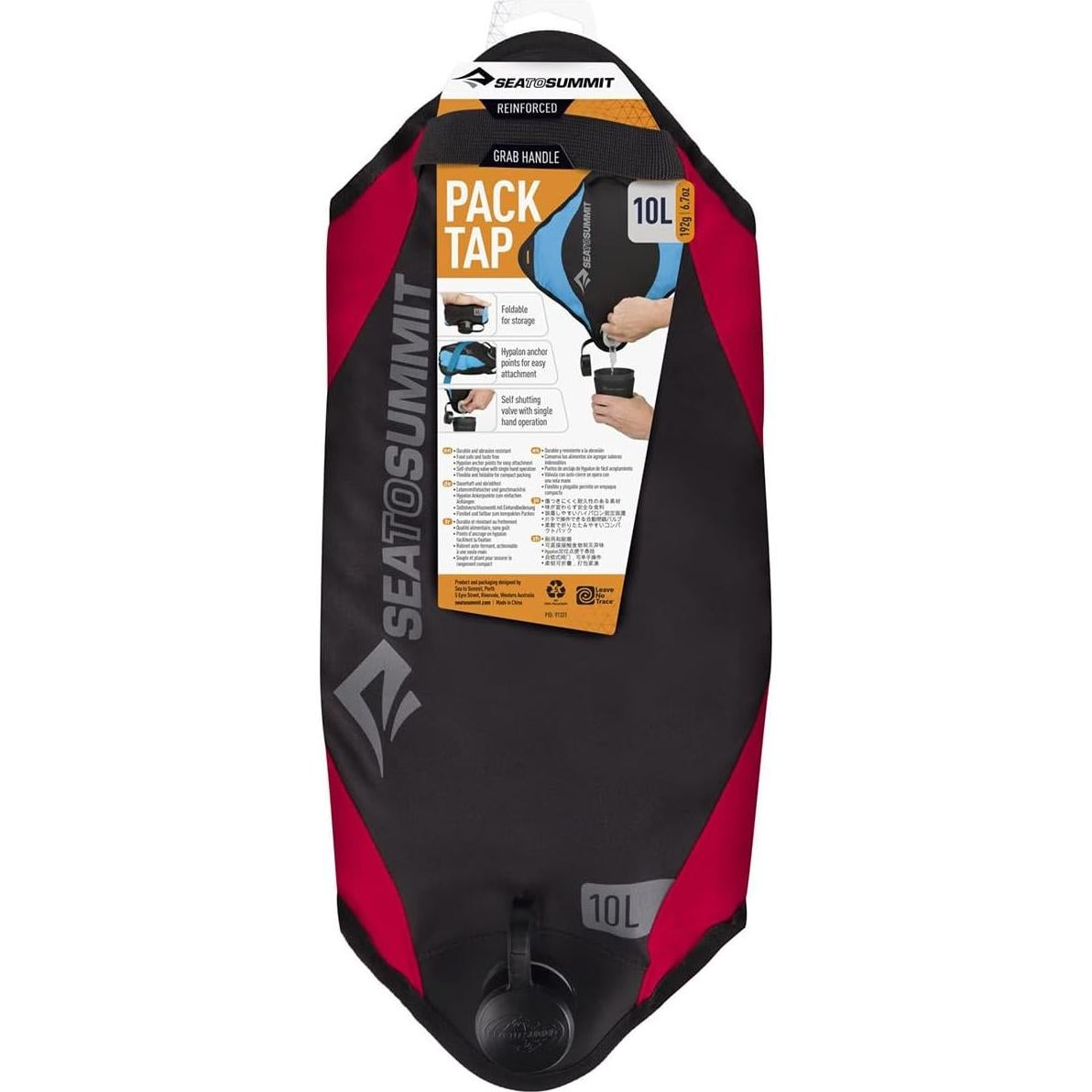 Packtap de Hidratación Sea to Summit 10L Rojo