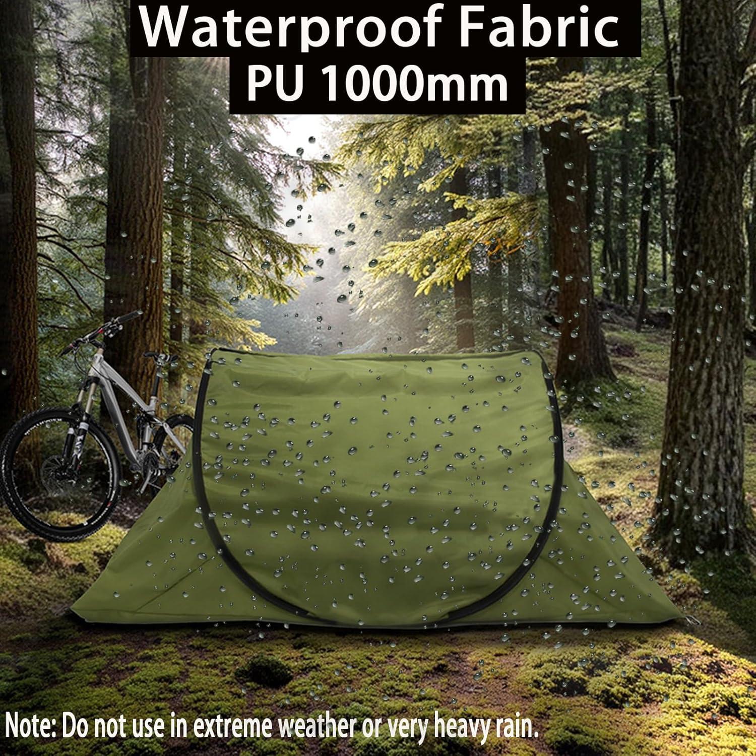 Tienda de Camping Plegable CMINGJ Doble Puerta Antimosquitos