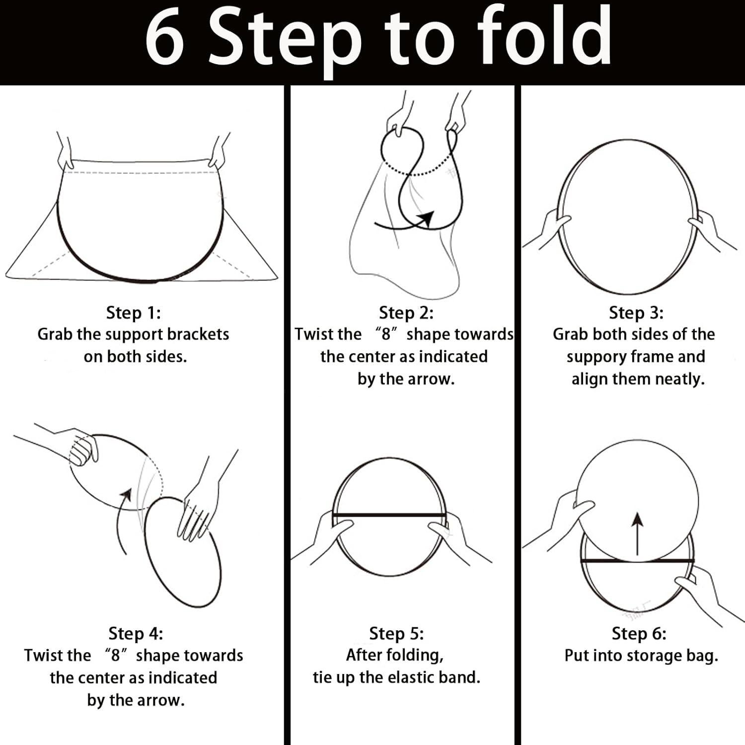 Tienda de Camping Plegable CMINGJ Doble Puerta Antimosquitos