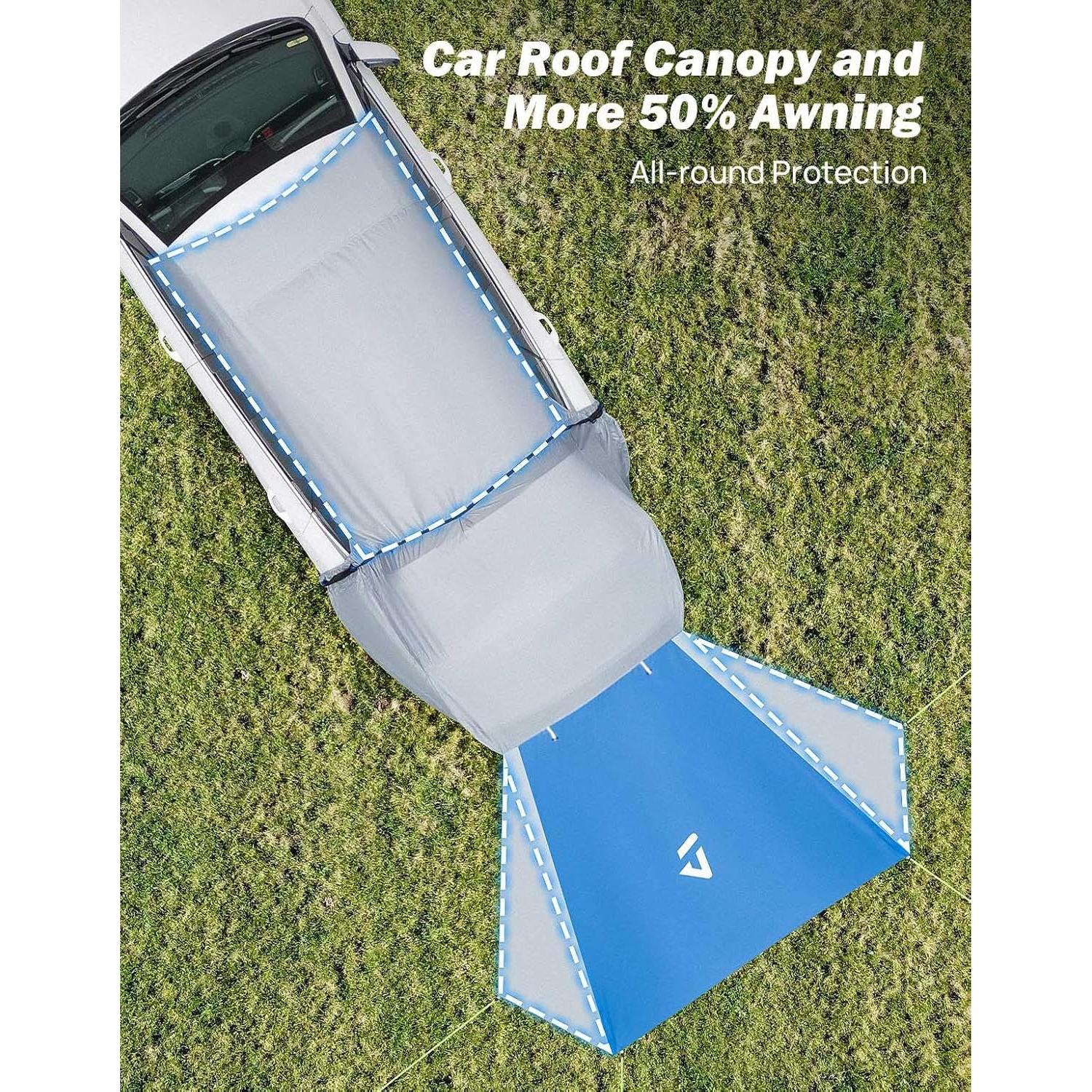 Tienda de Maletero SUV JOYTUTUS Grande Azul Grisáceo