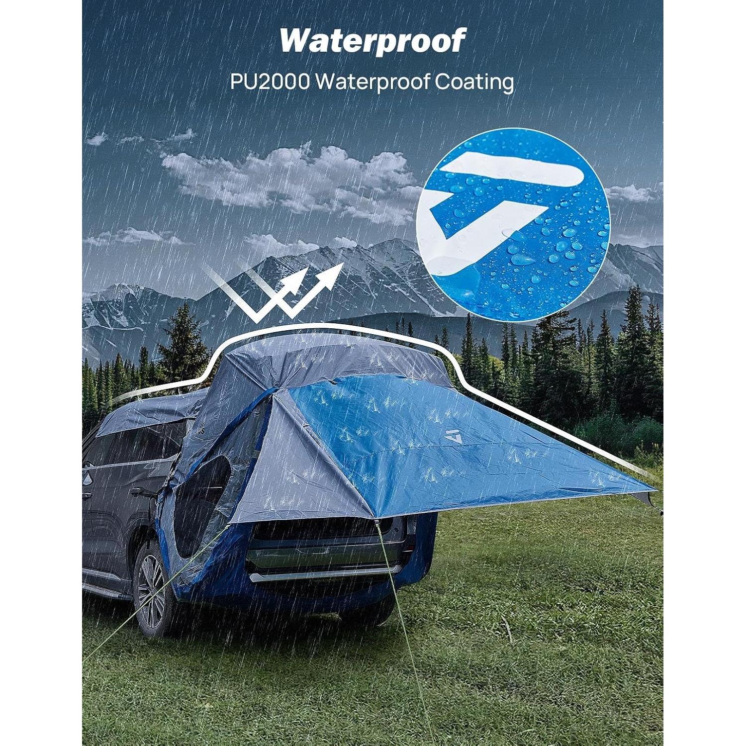 Tienda de Maletero SUV JOYTUTUS Grande Azul Grisáceo