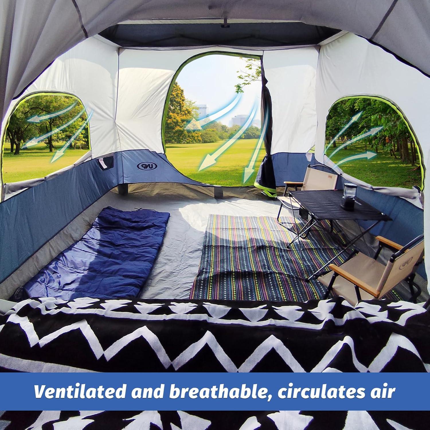 Tienda Interior para Coche UNP 2.9x2.9m Azul Oscuro