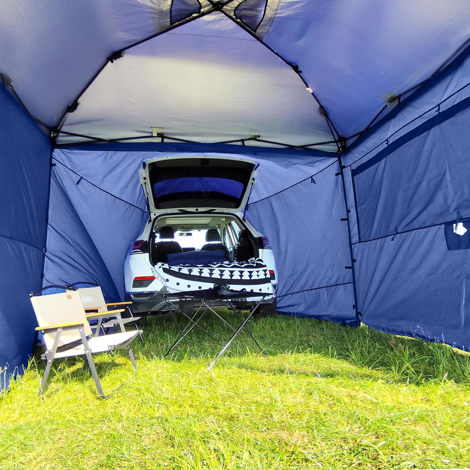 KAMPKEEPER Paredes Laterales para Carpa 10x10m Azul Marino