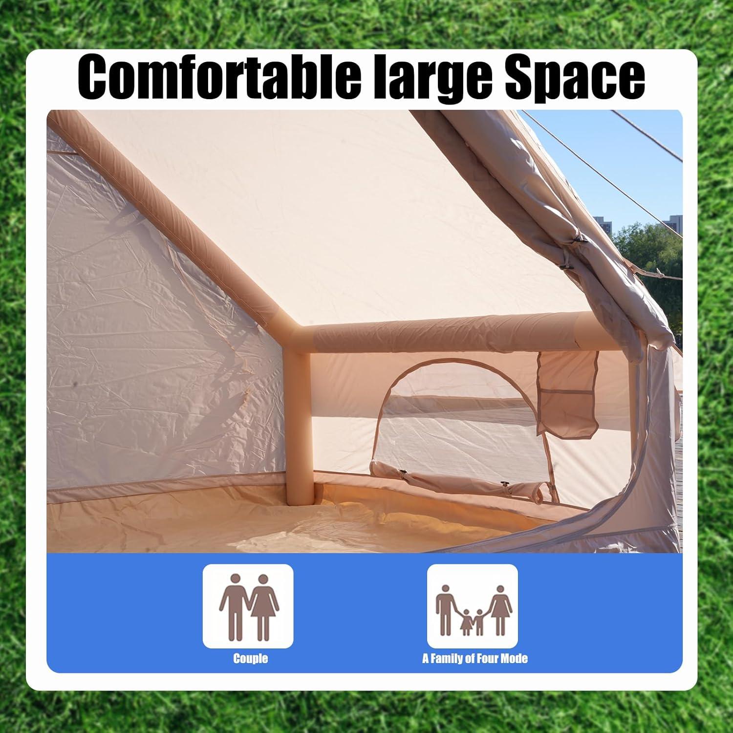 Tienda Inflable de Camping WENZEFZZB 3.05x2.11m Impermeable