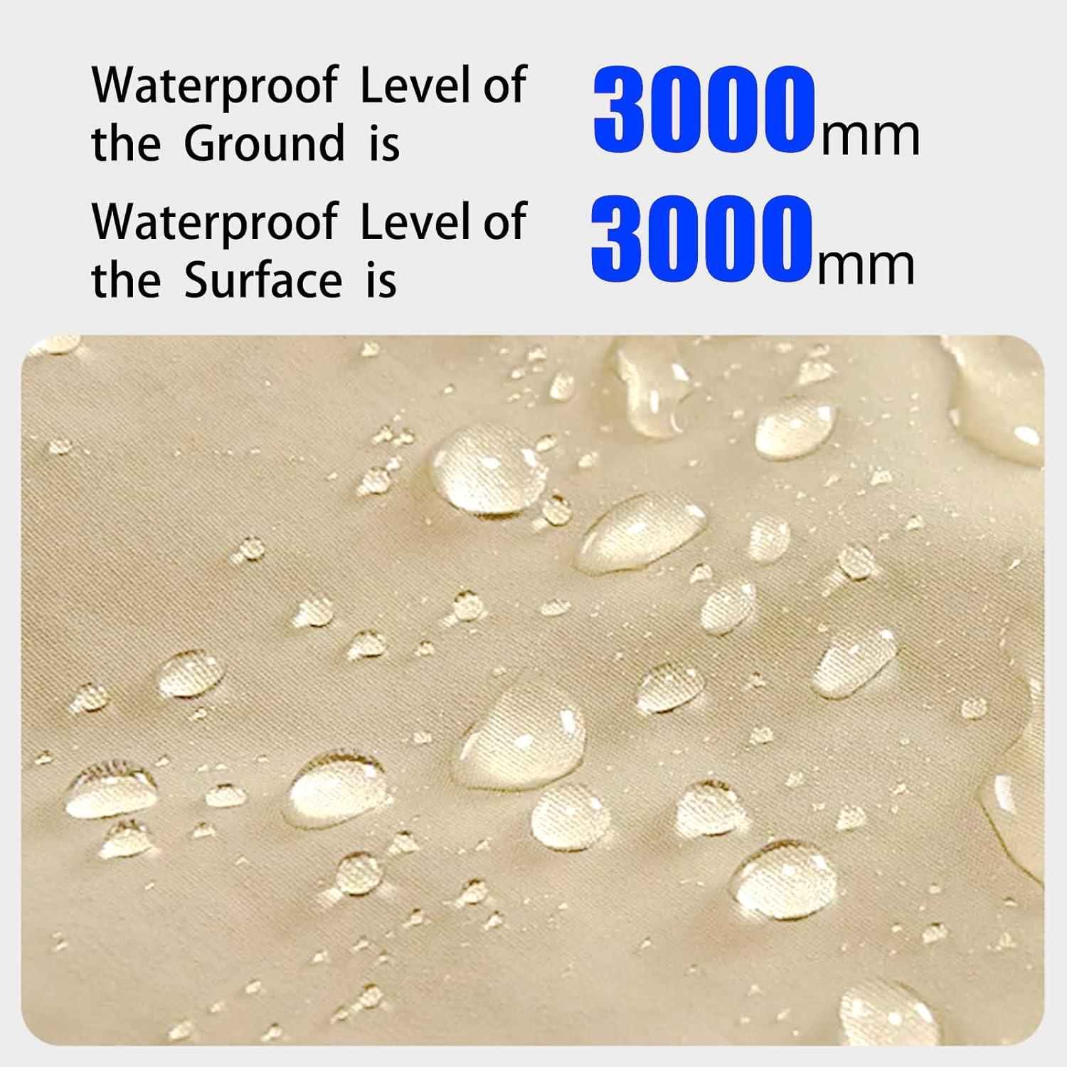 Tienda Inflable de Camping WENZEFZZB 3.05x2.11m Impermeable