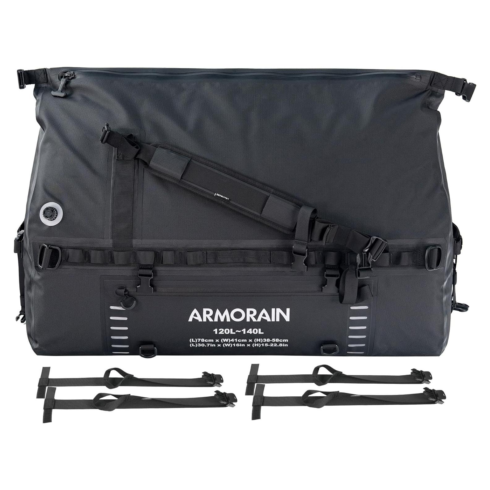 Bolsa de viaje impermeable ARMORAIN AR-025B 140L negra