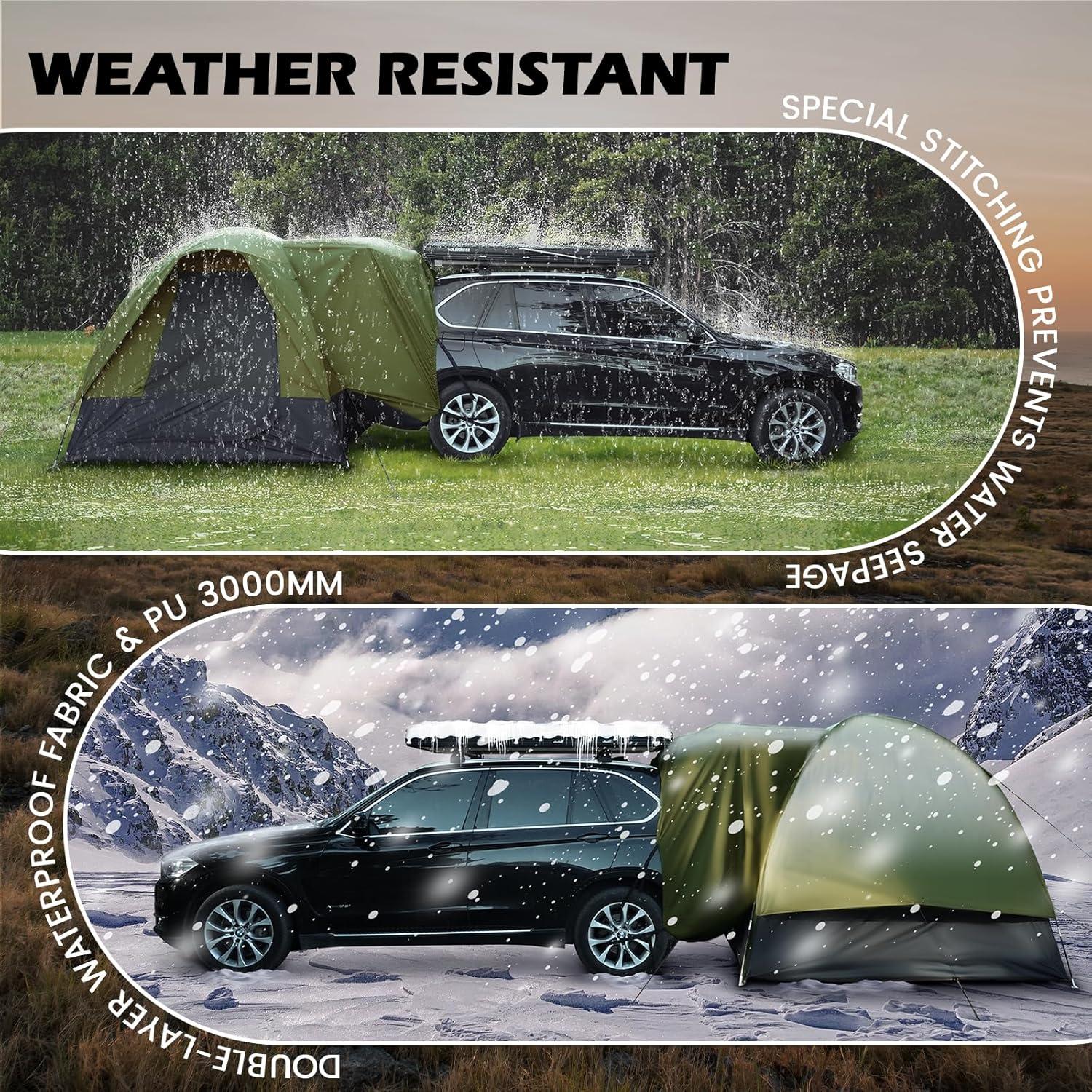 Carpa SUV WildFinder Doble Capa Impermeable 6 Personas 2.44x2.44m