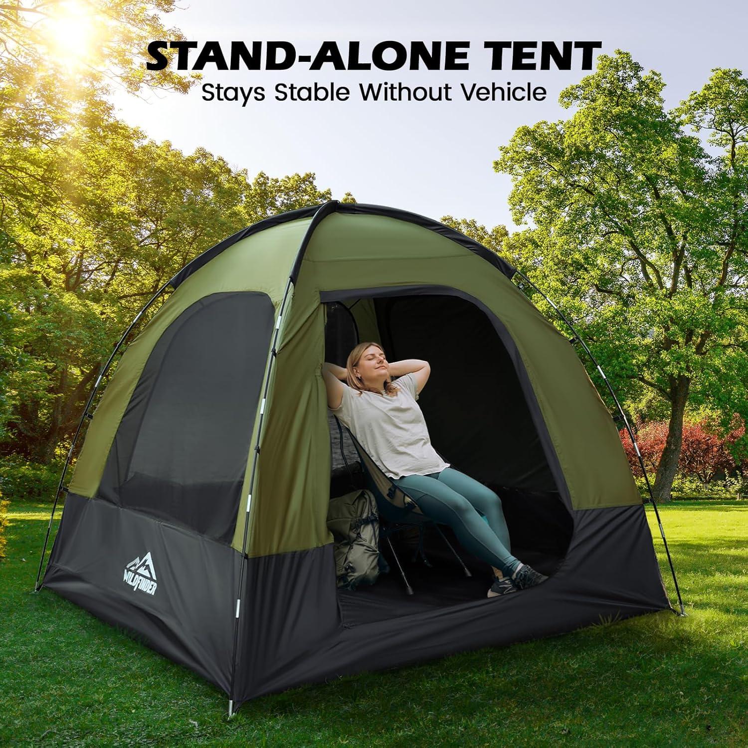 Carpa SUV WildFinder Doble Capa Impermeable 6 Personas 2.44x2.44m