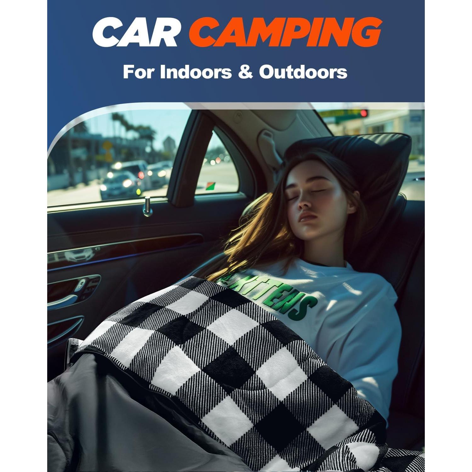 Saco de Sueño Flannel MEREZA XL para Climas Fríos 0-10°C