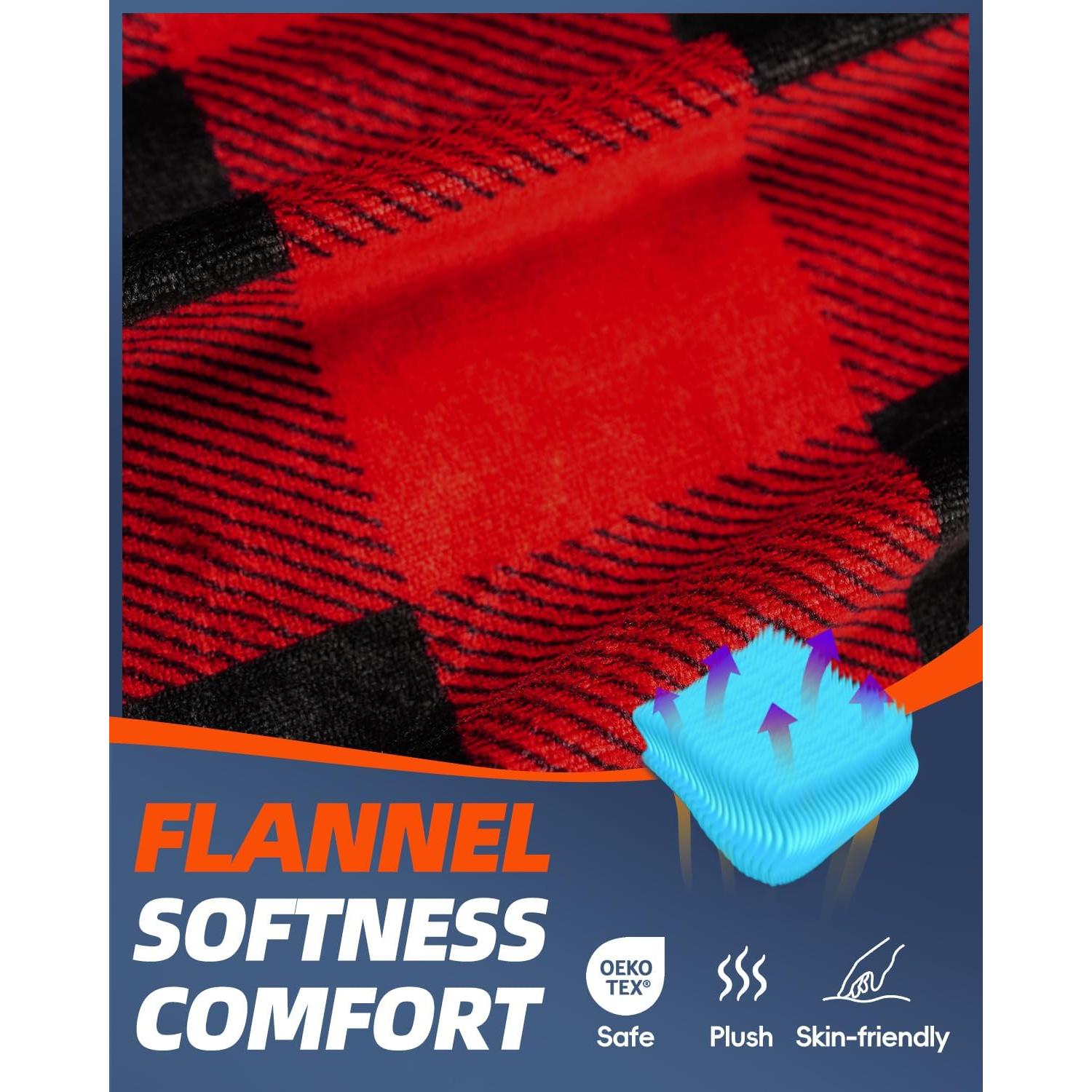 Saco de Dormir Doble MEREZA Franela XL 220x150 cm para Camping