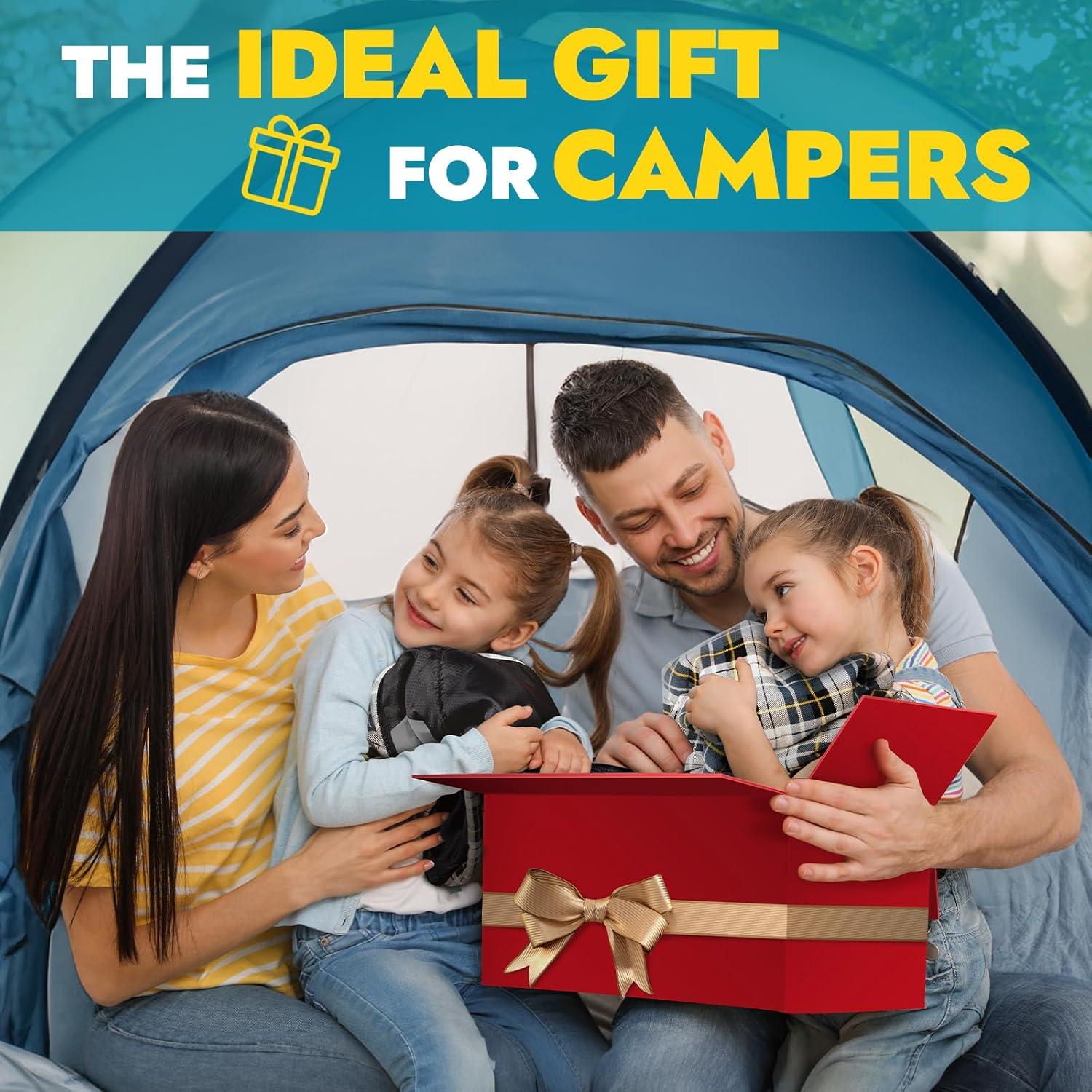 Saco de Dormir Canway XL para Camping y Senderismo - Gris