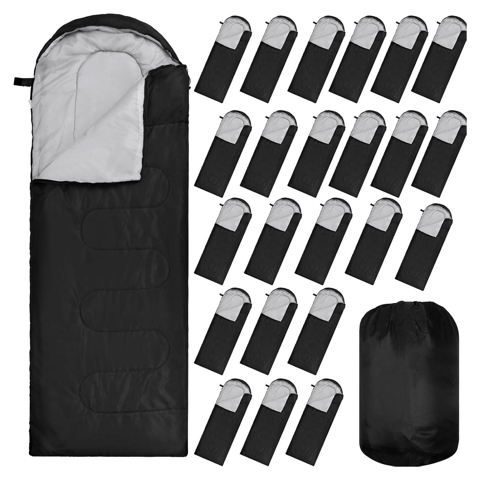 24 Sacos de Dormir VitalCozy 210x76 cm Impermeables Livianos