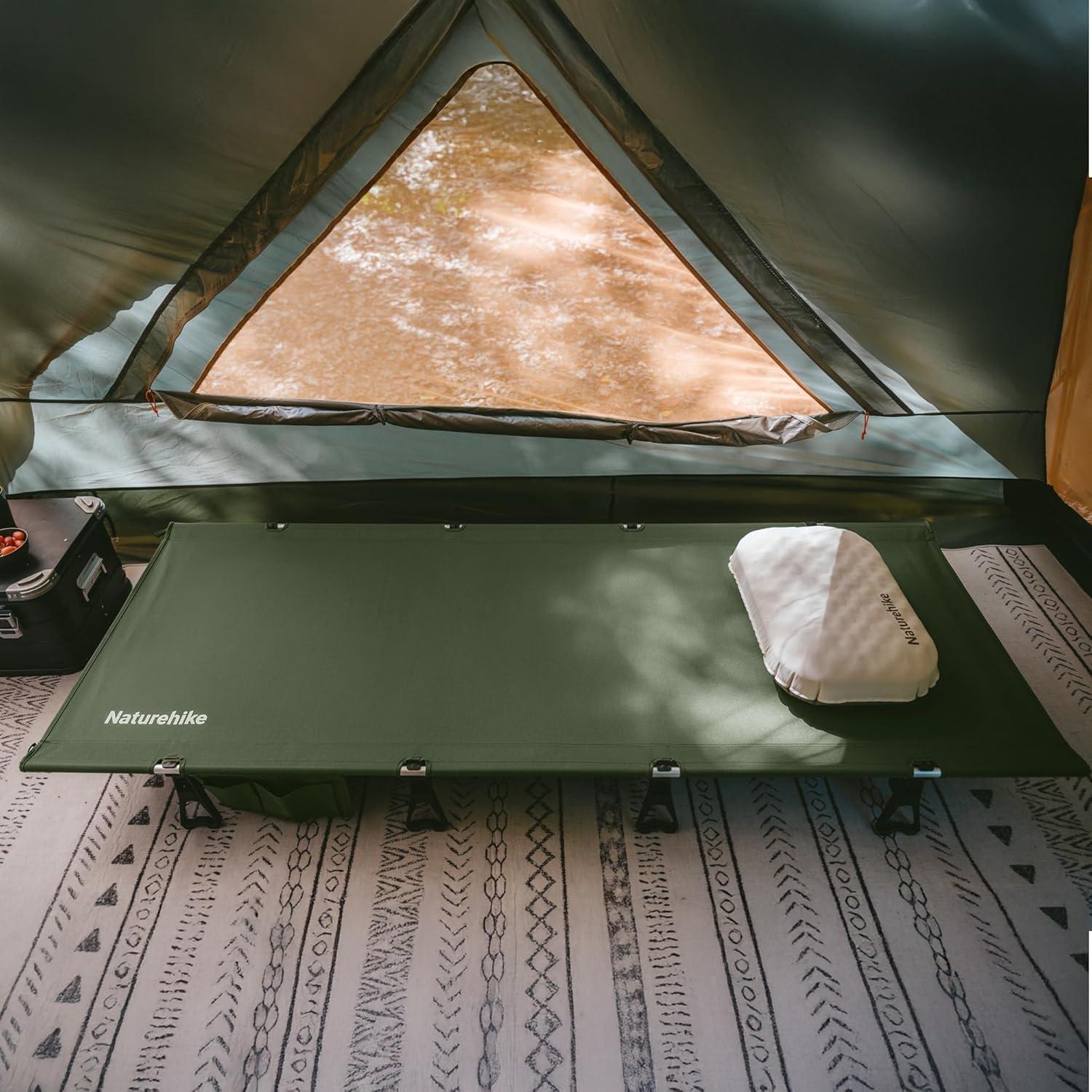 Cama de Camping Plegable Naturehike GREENWILD 75cm Ancho