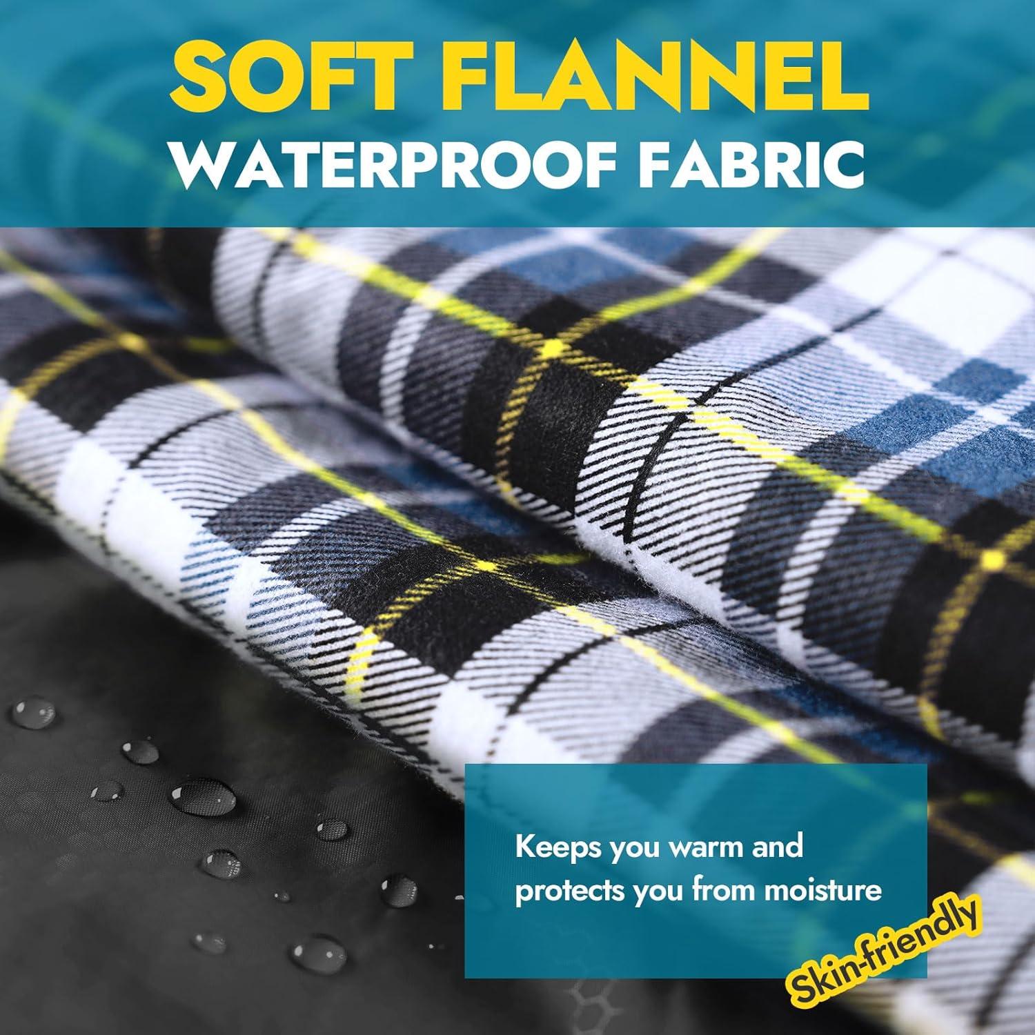 Saco de Dormir Doble Canway XXL Flannel para 2 Personas