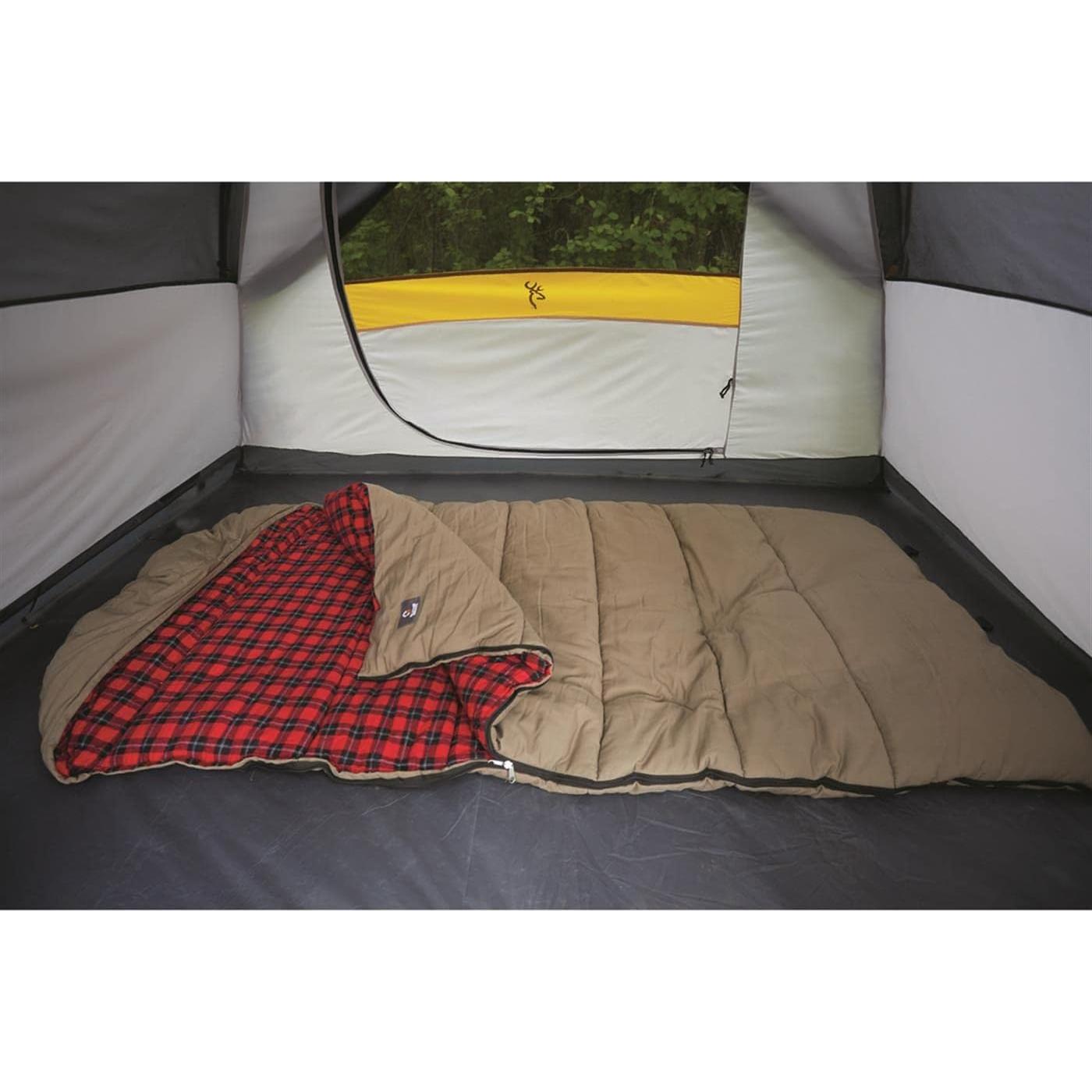 Saco de Dormir Guide Gear Canvas Hunter 0°C Forro Polar