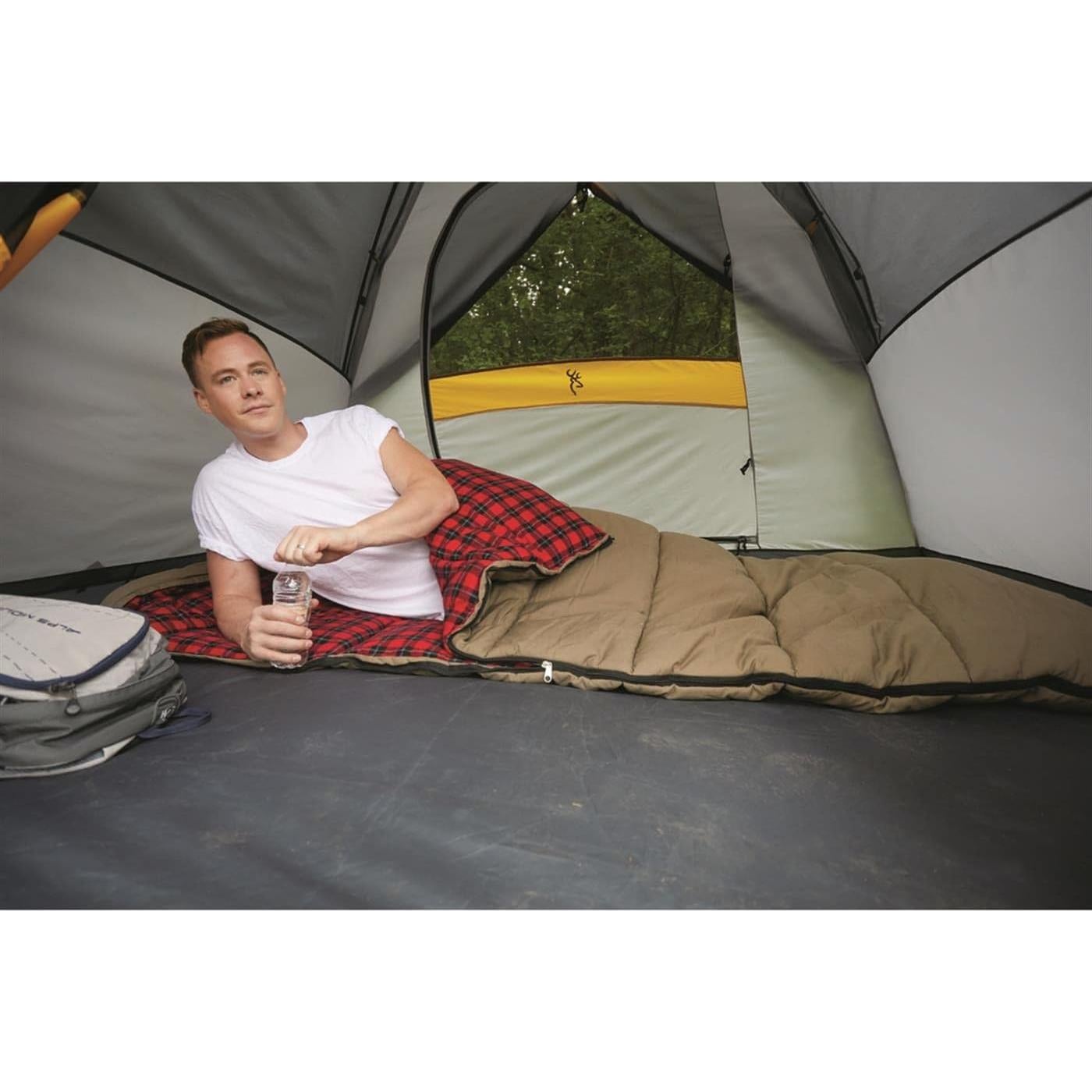 Saco de Dormir Guide Gear Canvas Hunter 0°C Forro Polar